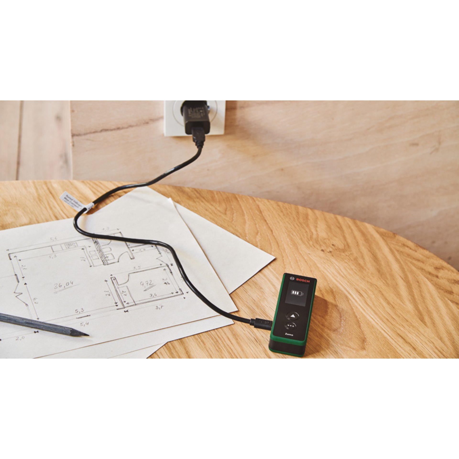 Digitaler Laser-Entfernungsmesser Zamo Set