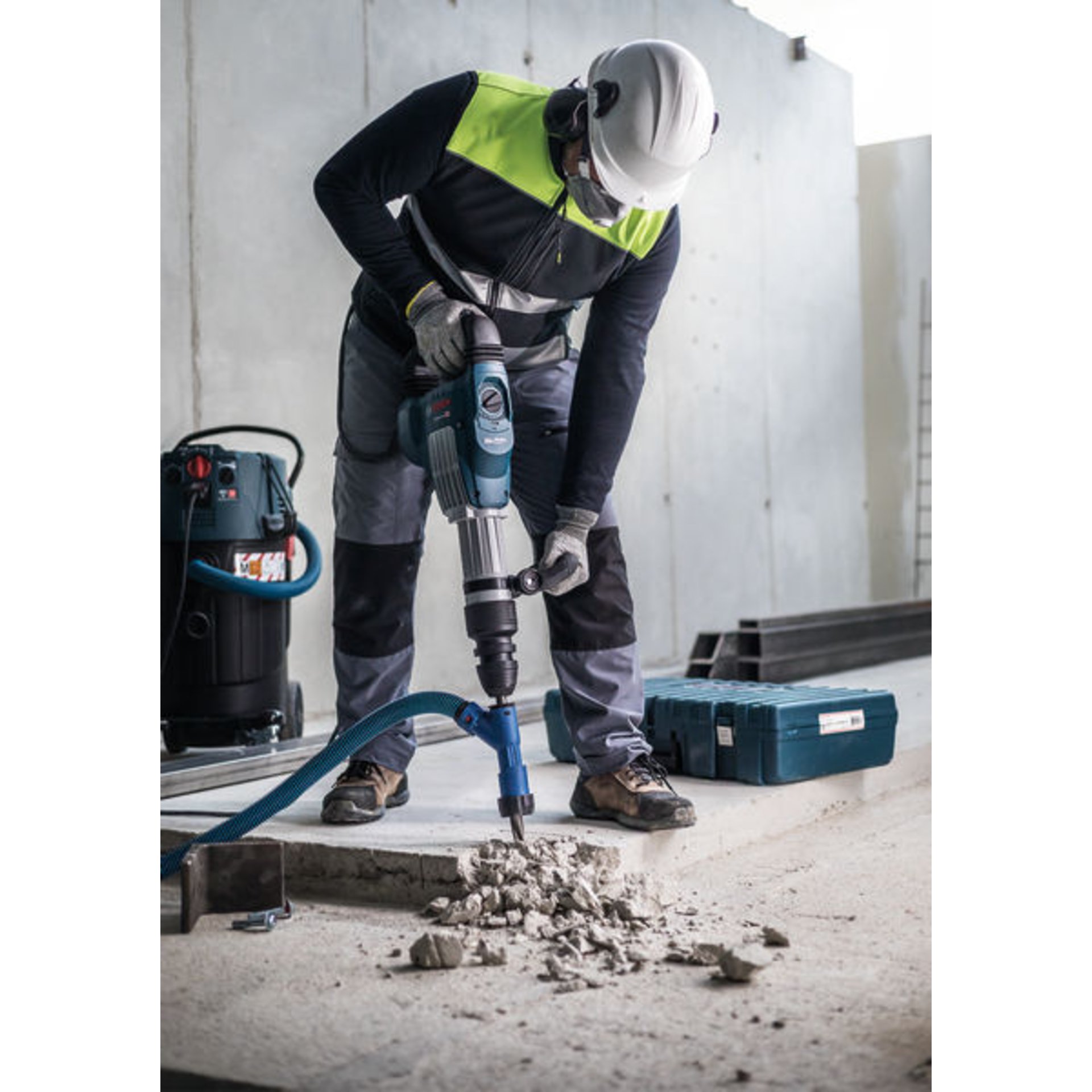 EXPERT SDS Clean max Flachmeißel + Adapter, 25x400 mm