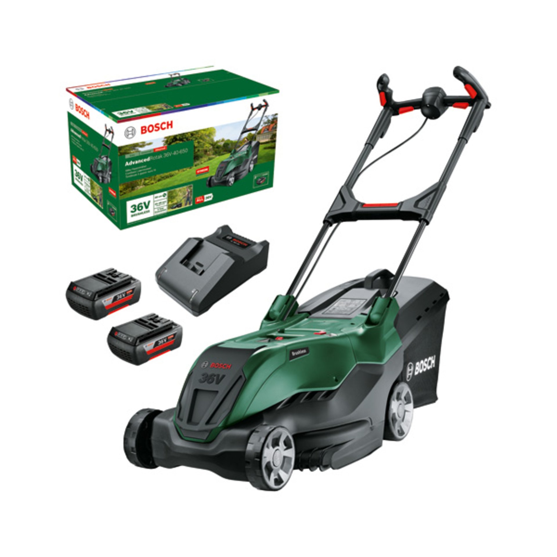 Akku-Rasenmäher AdvancedRotak 36V-40-650, 2 x Akku 36V 2,0Ah