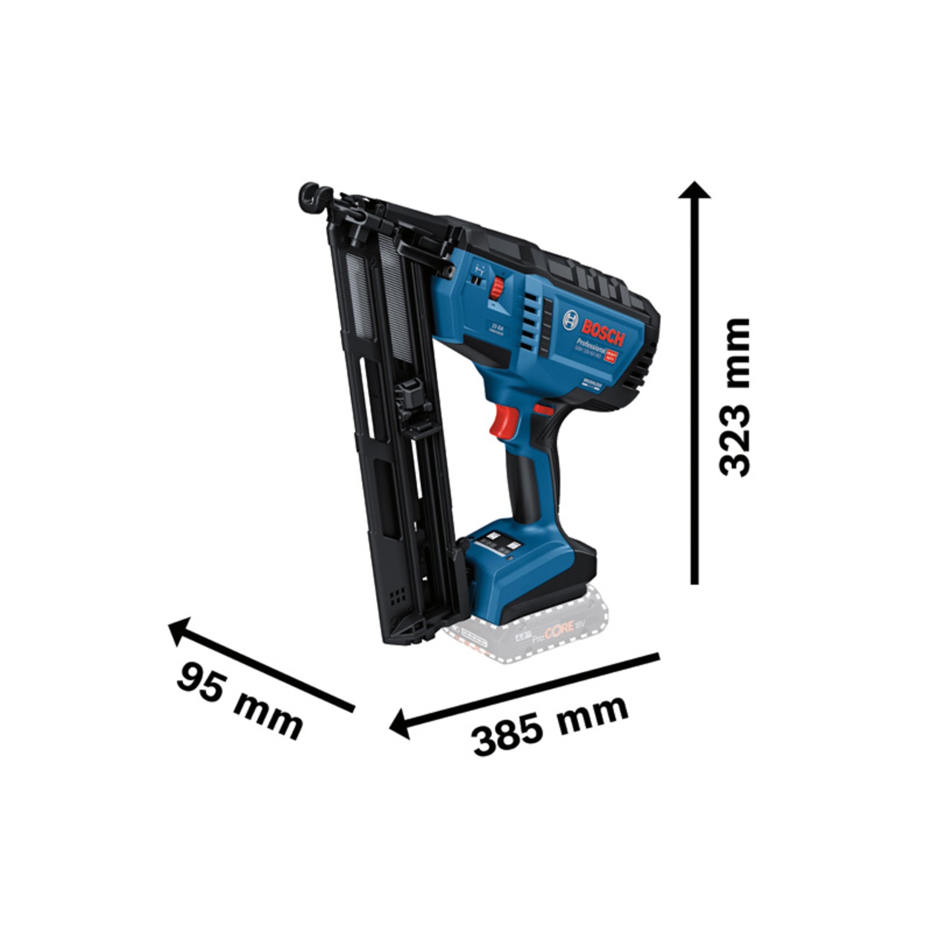 Akku-Holznagler GNH 18V-64 MD