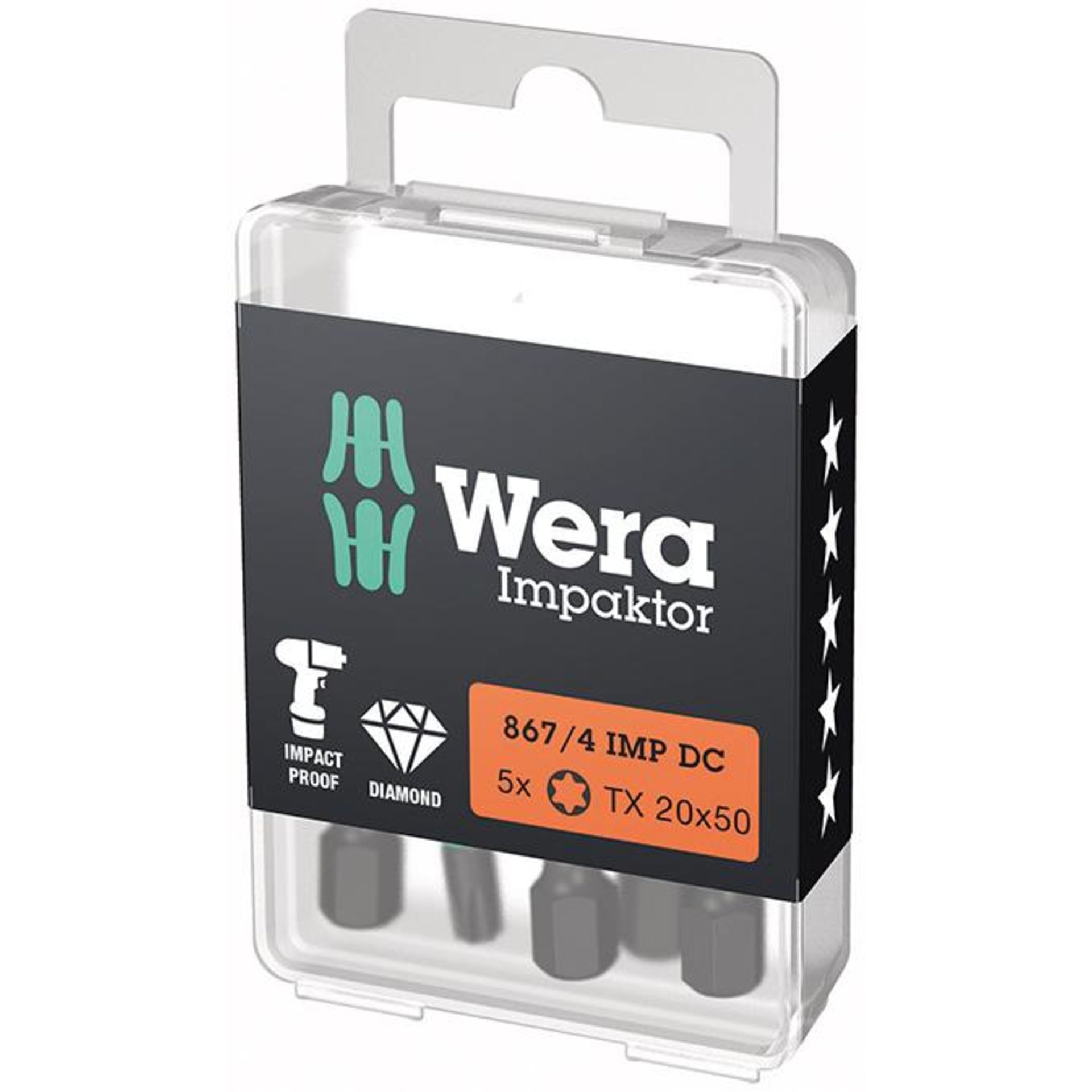 Bit-Sortiment Bit-Box 5 Impaktor TORX
