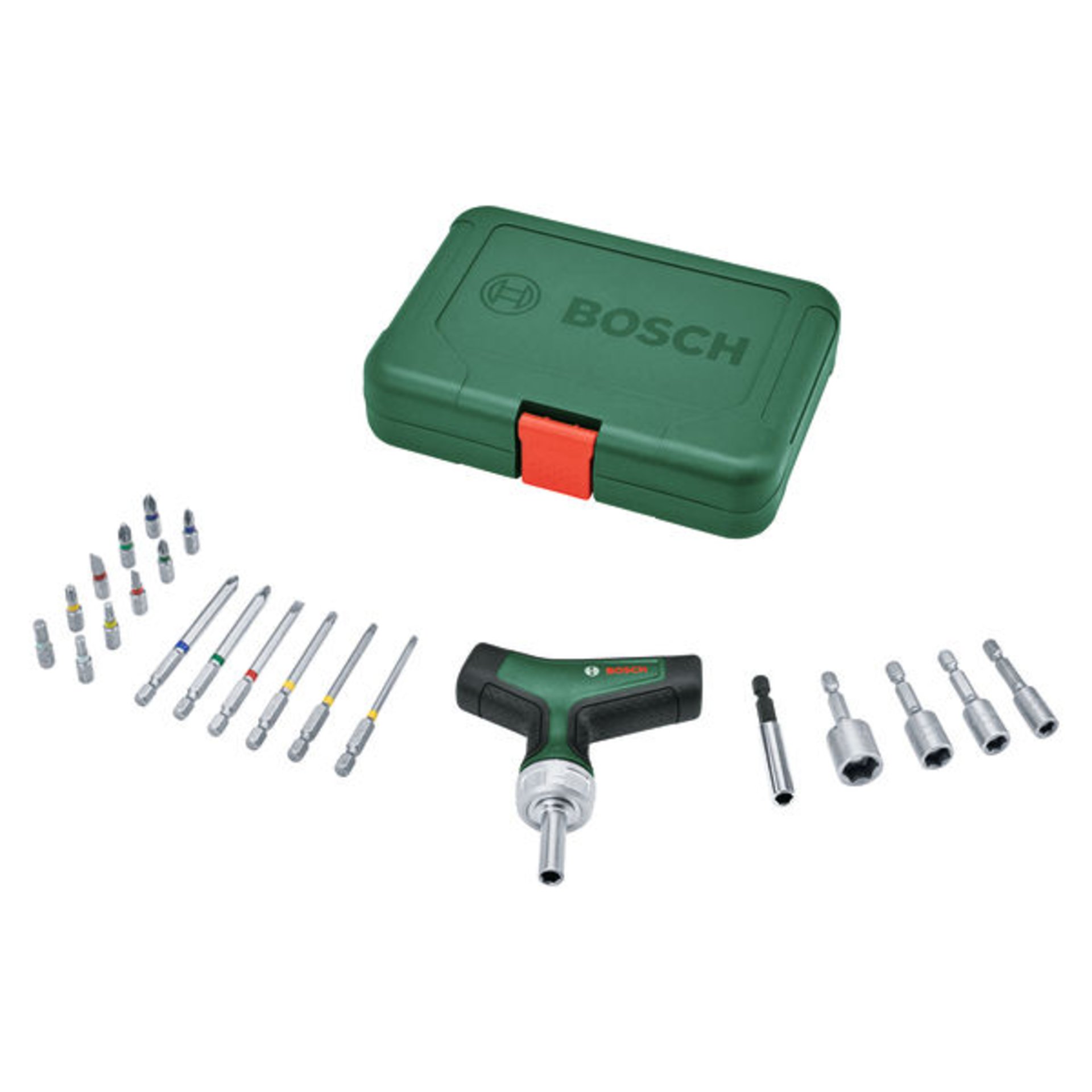 Handwerkzeuge Bit-Ratschenschraubendreher-Set T-Griff