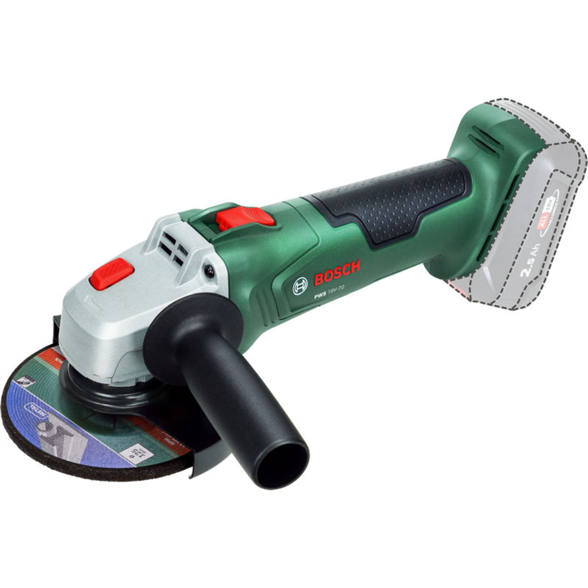 Akku-Winkelschleifer PWS 18V-70
