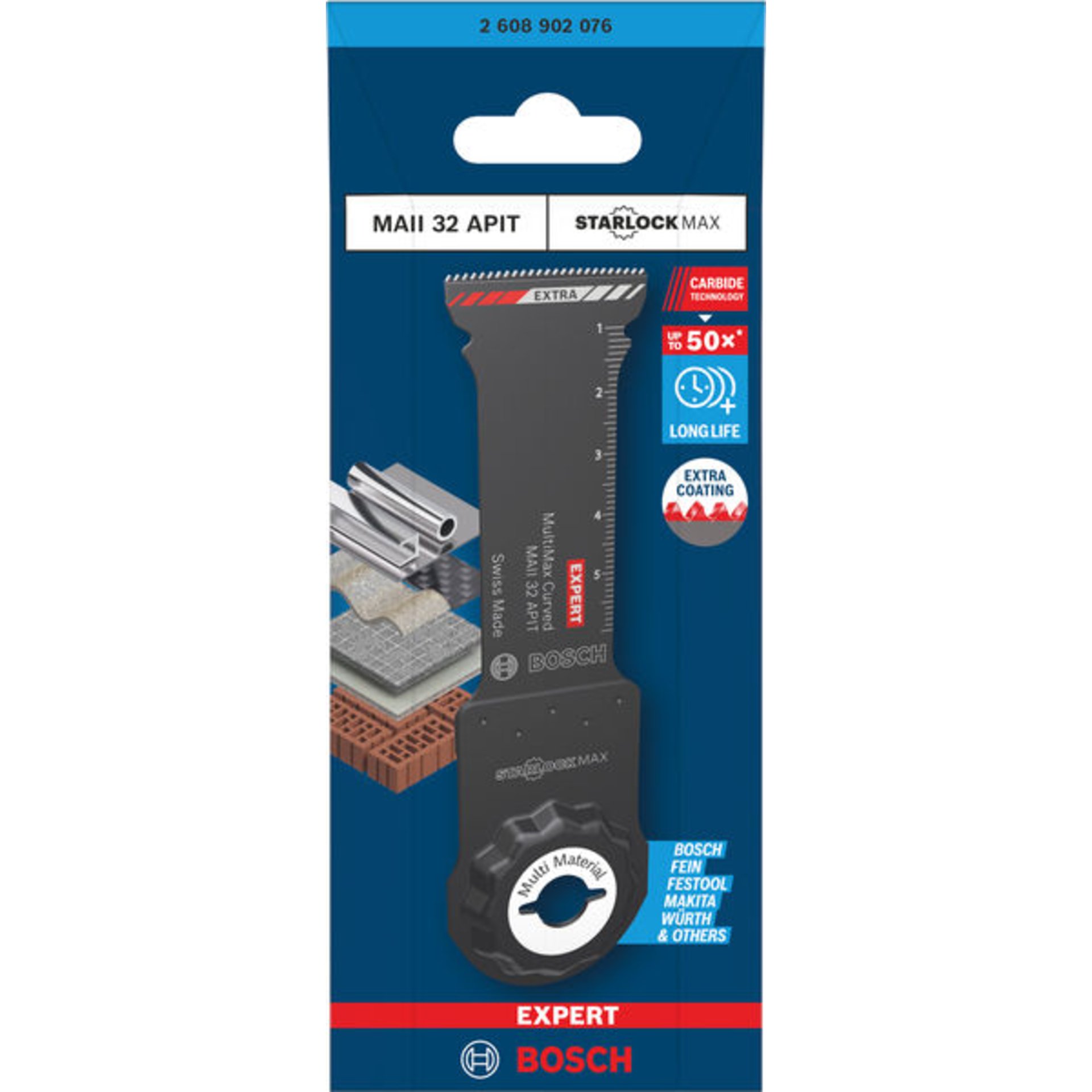 EXPERT PAIZ 32 AIT MetalMax Tauchsägeblatt, 32 x 70 mm