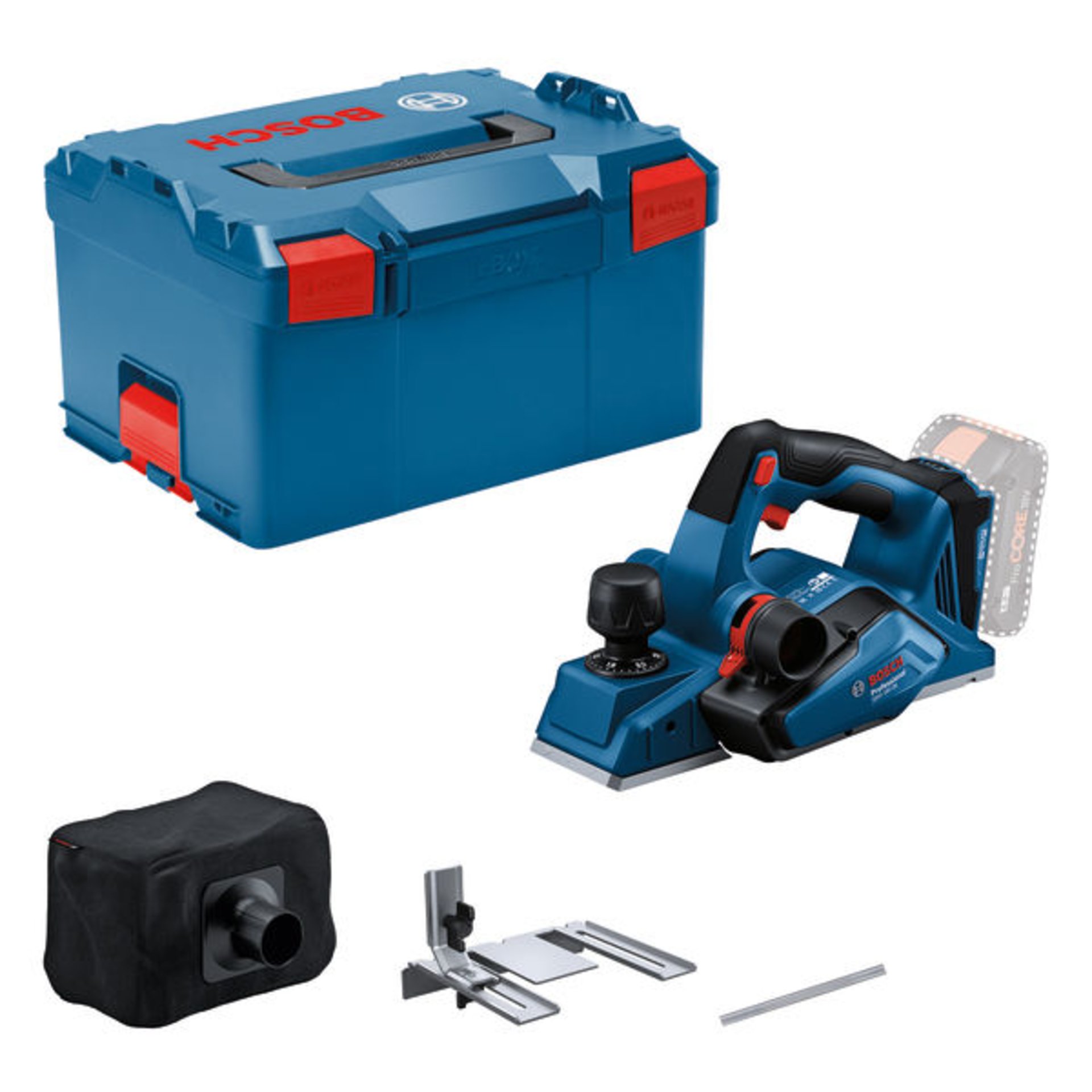 Akku-Hobel GHO 18V-26 in L-BOXX