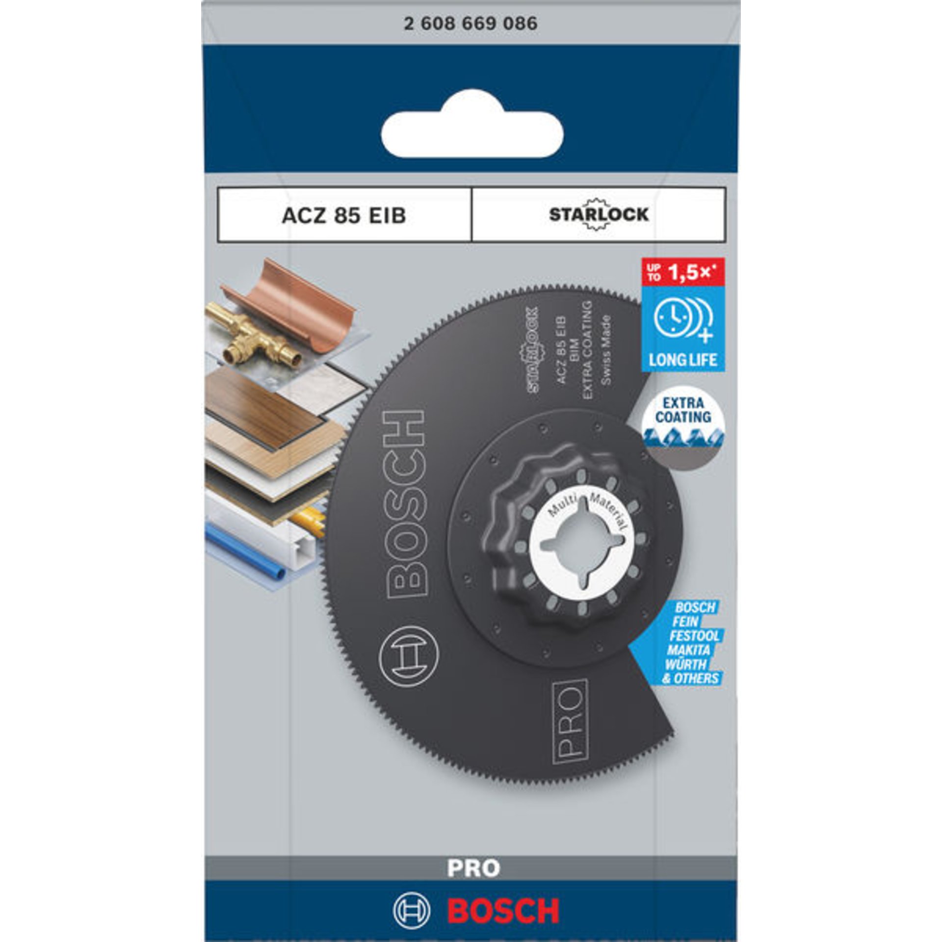 PRO ACZ 85 EIB Blatt für Multifunktionswerkzeuge, 85 mm