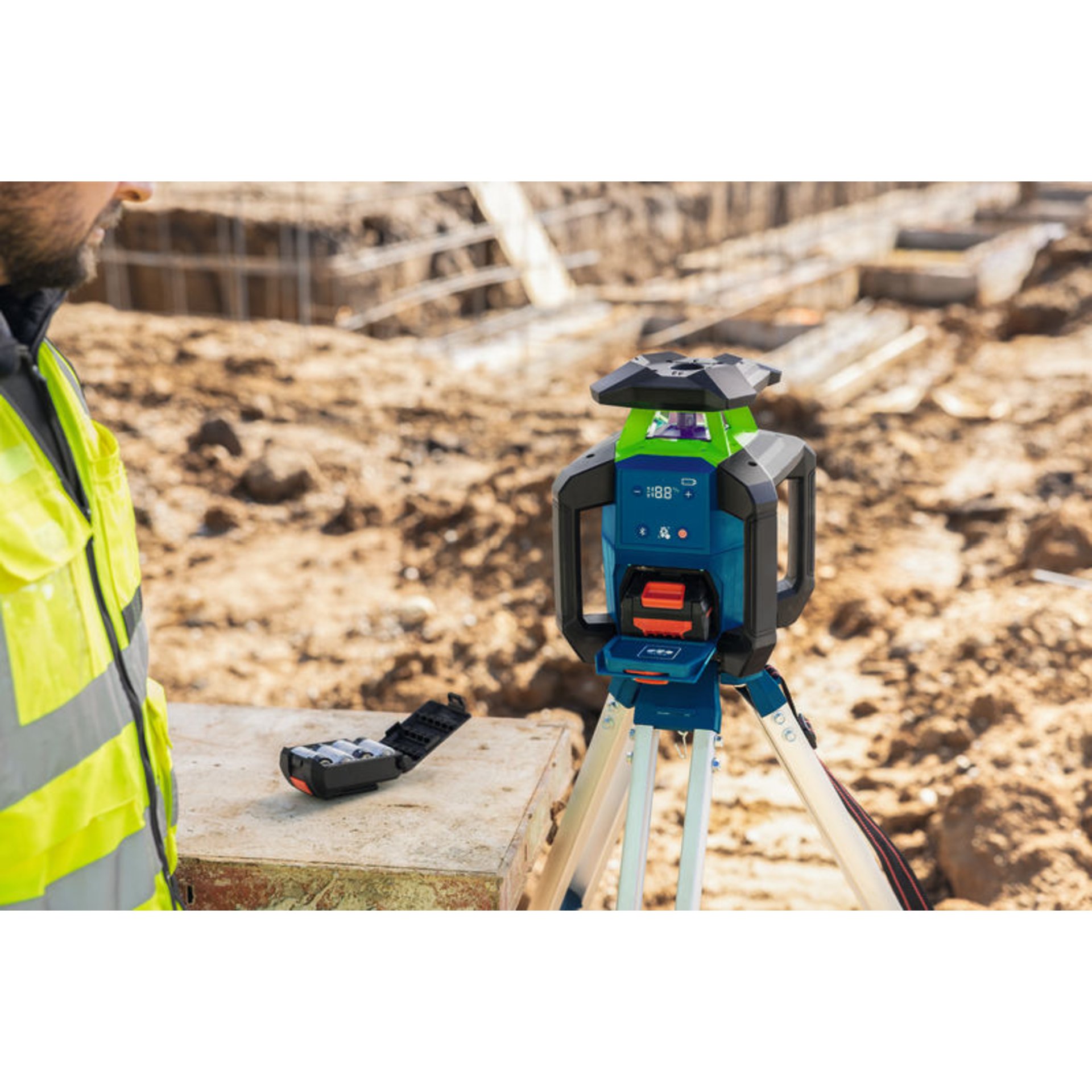 Rotationslaser GRL18V-4-34CVG, 1 x Akku ProCORE18V 4.0Ah in L-BOXX
