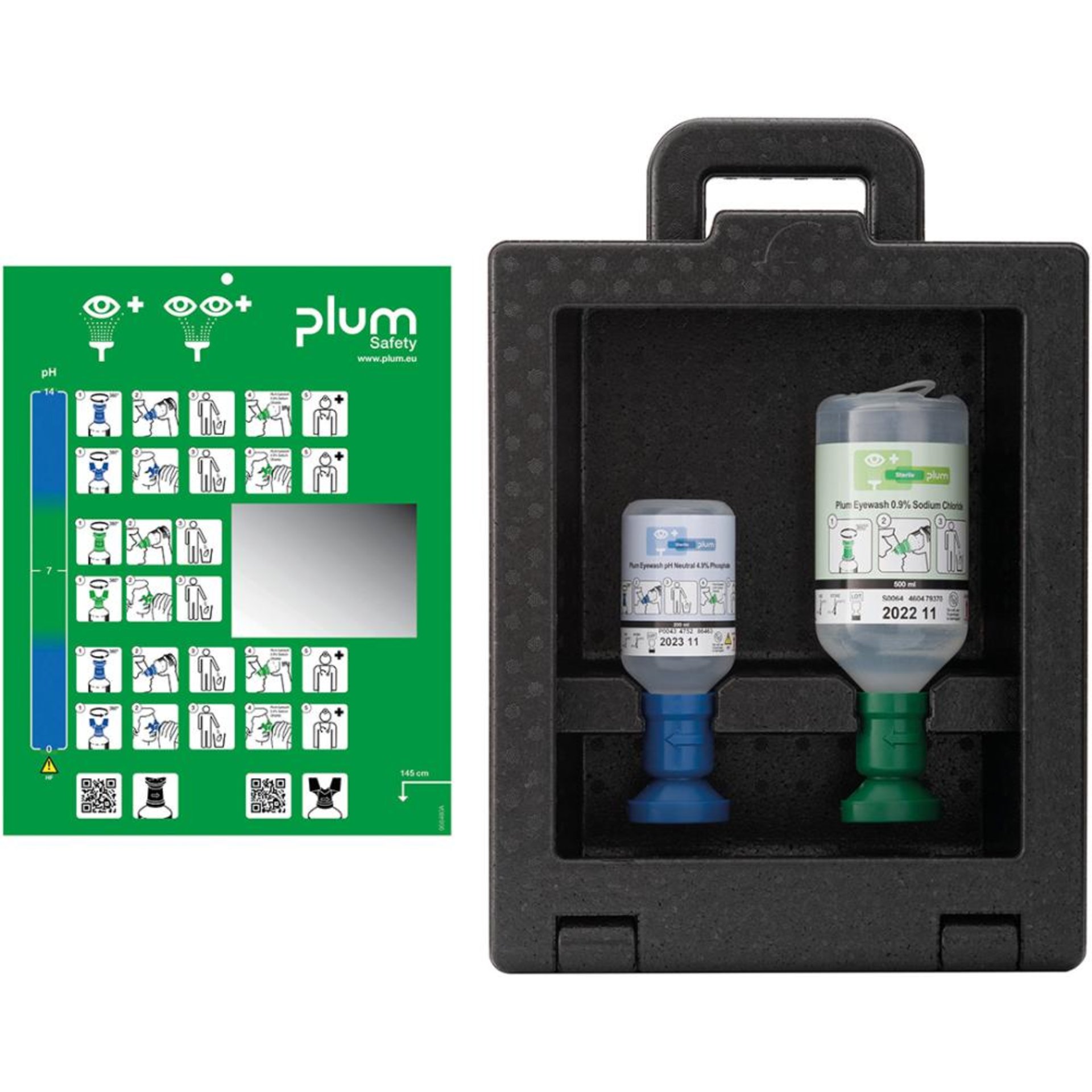 Augenspülwandbox IBOX 2, 500ml+200ml