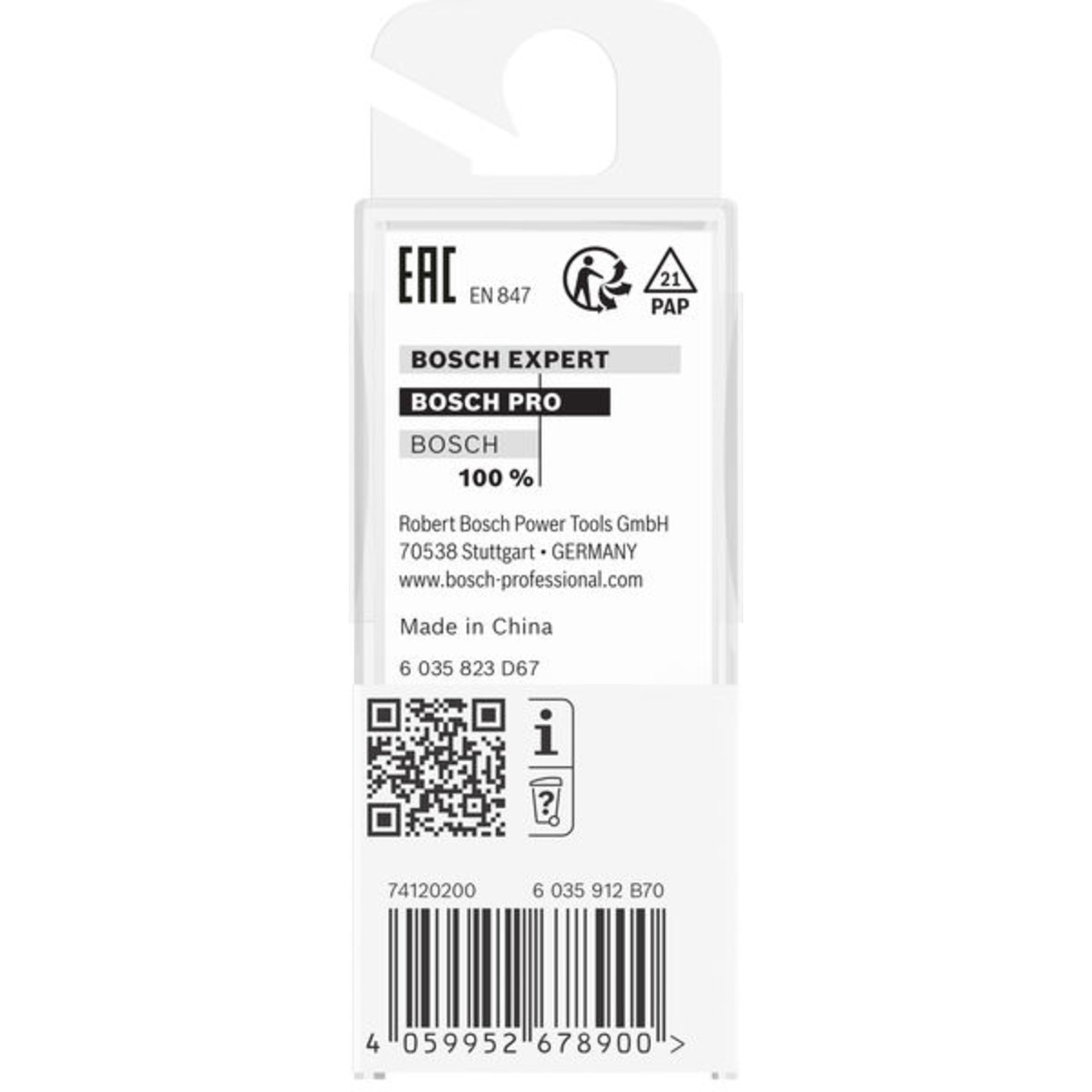 PRO Bündigfräser mit unterem Kugellager, D 1/2", L 1", S 1/4"
