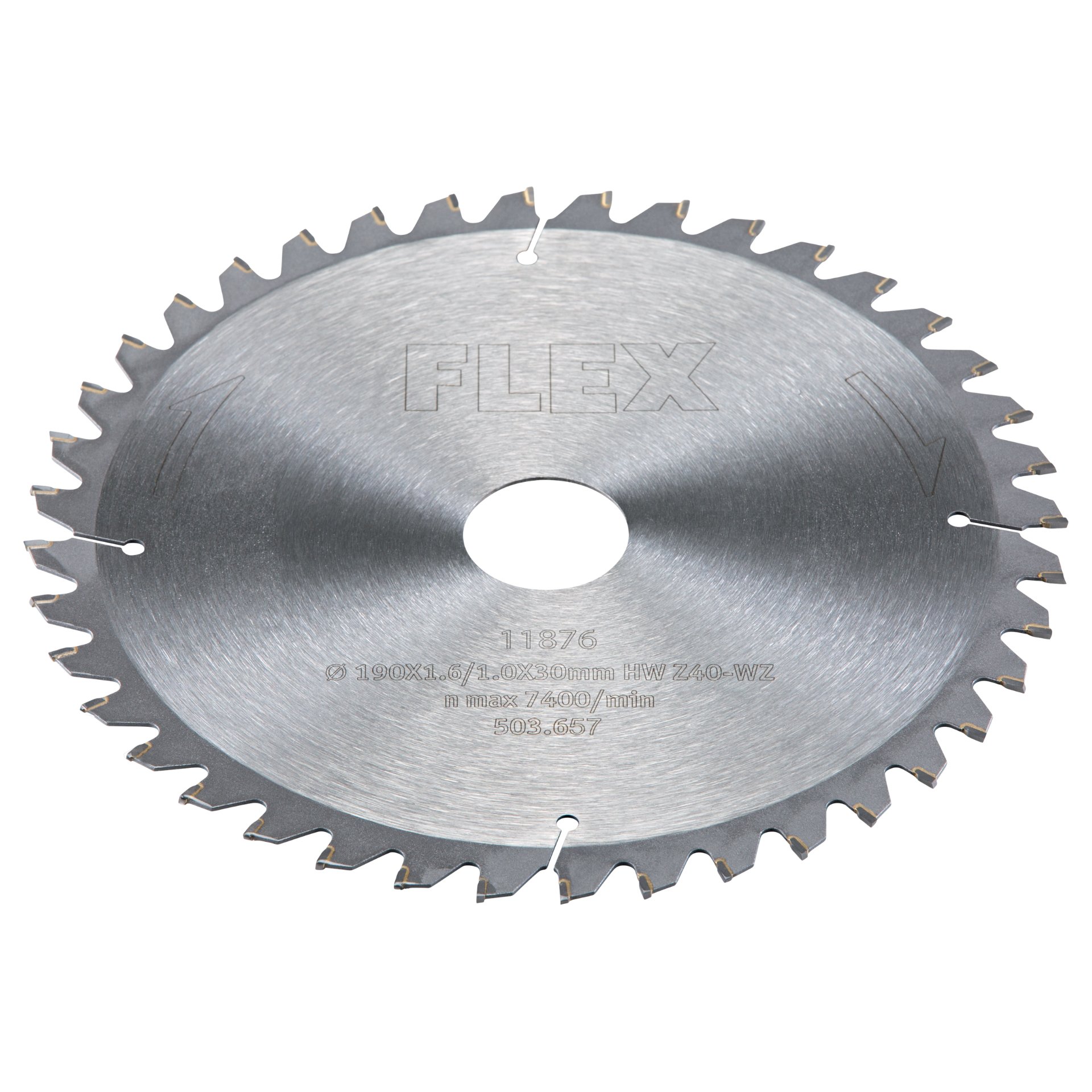 Standard Sägeblatt D190x1,6/1,0x30 HW Z40/5° WZ