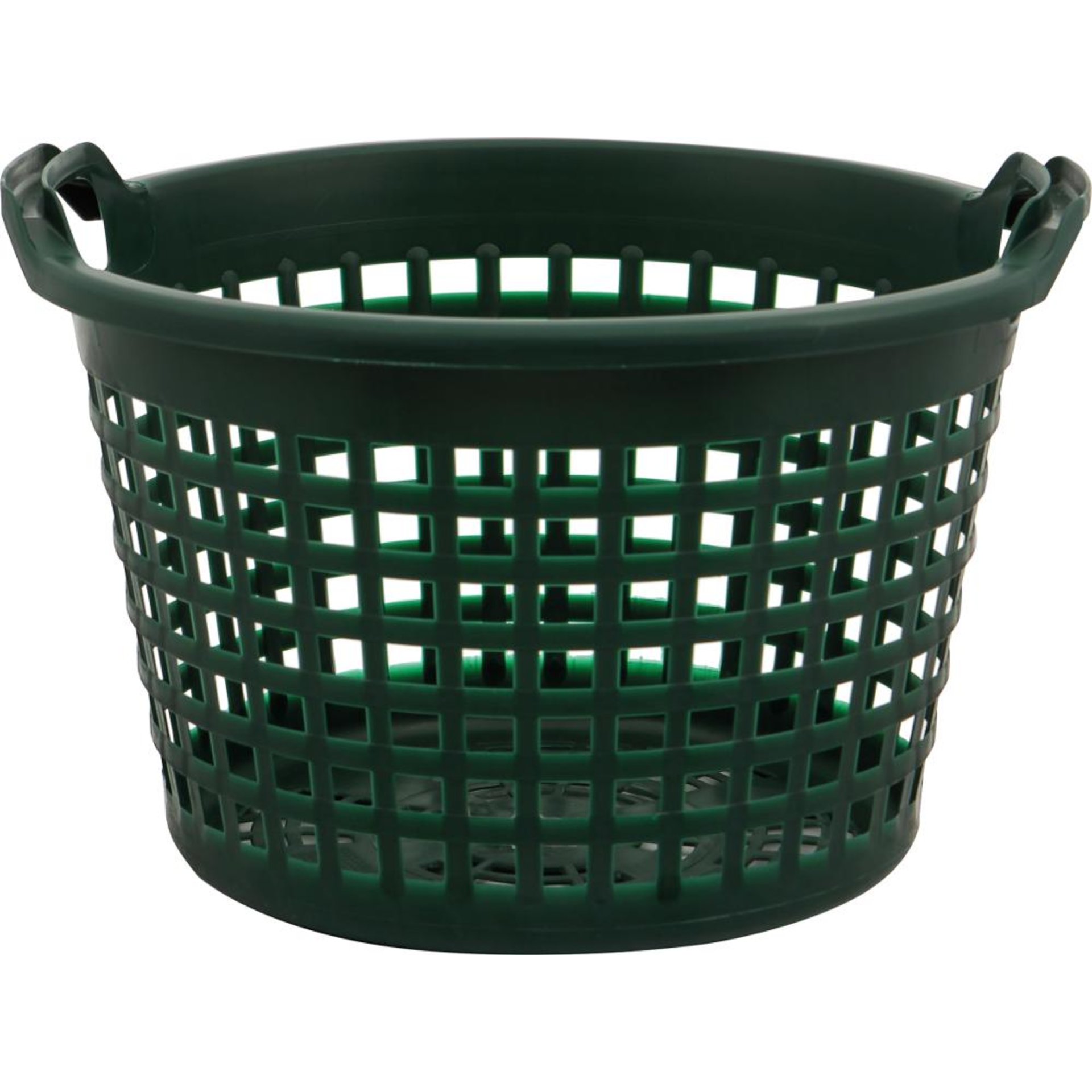 Gartenkorb 15 kg, grün, rund