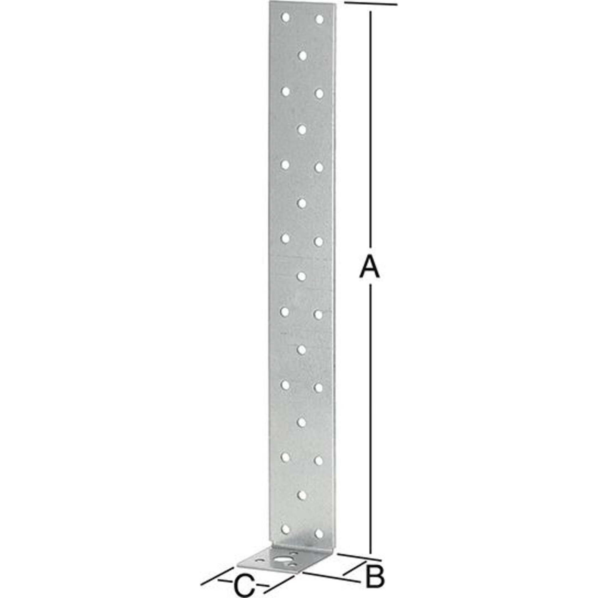 Beton-Flachstahlanker,vz 200x40x2mm CE