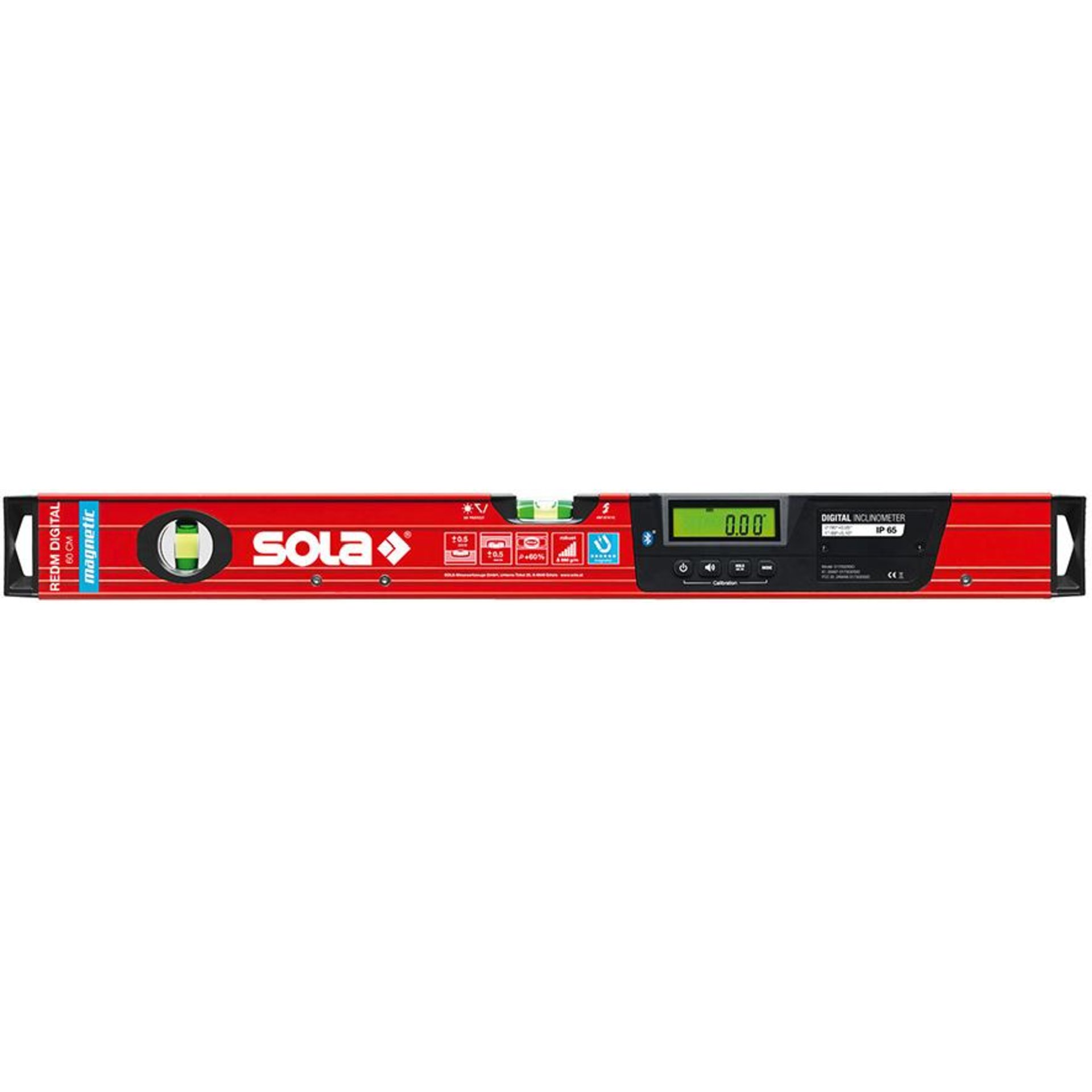 Digitale Wasserwaage REDM 30 digital mit Magnet Sola