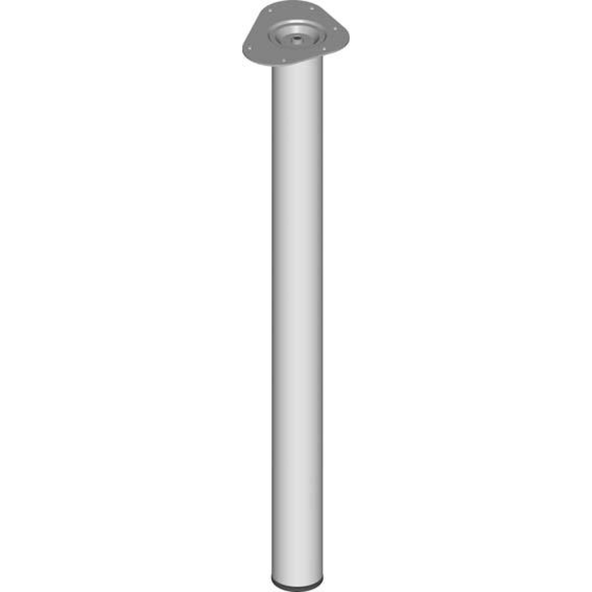 Stahlrohrmöbelfüsse silberfarb.700mm rd.60mm