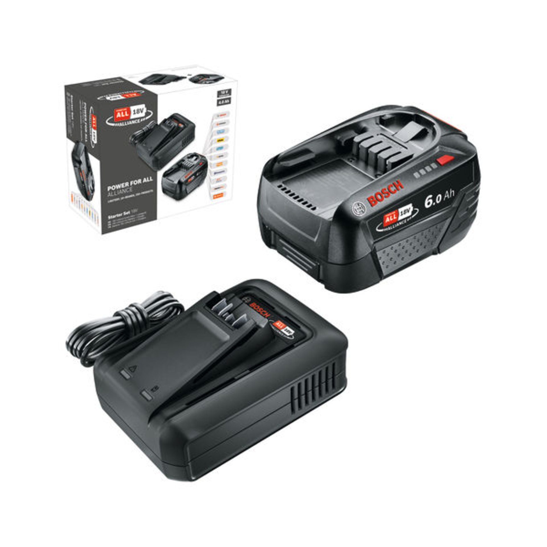 Starter-Set Starter-Set 18V, 1 x Akku PBA 18V 6.0Ah