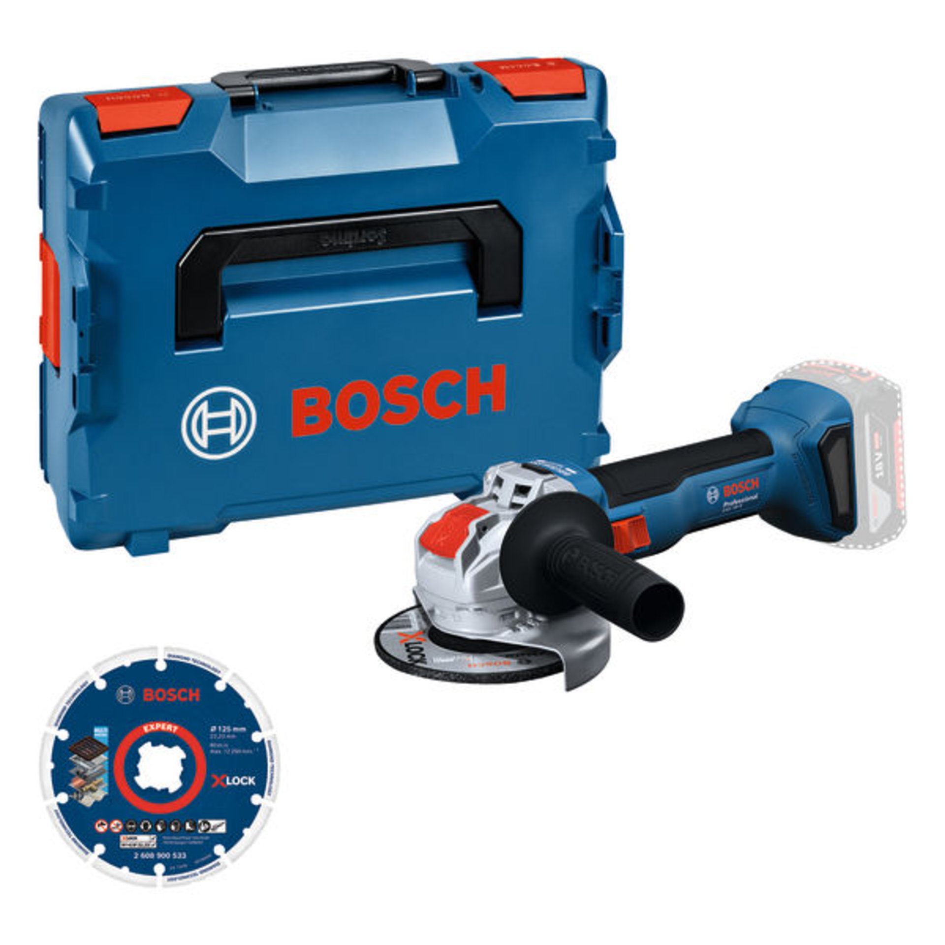 GWX 18V-8 + Diamanttrennscheibe in L-BOXX