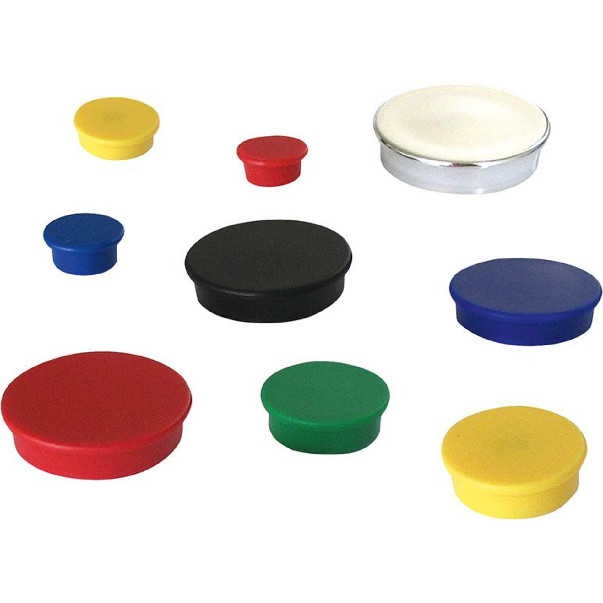 Organisationsmagnete rund10mm blau Beloh