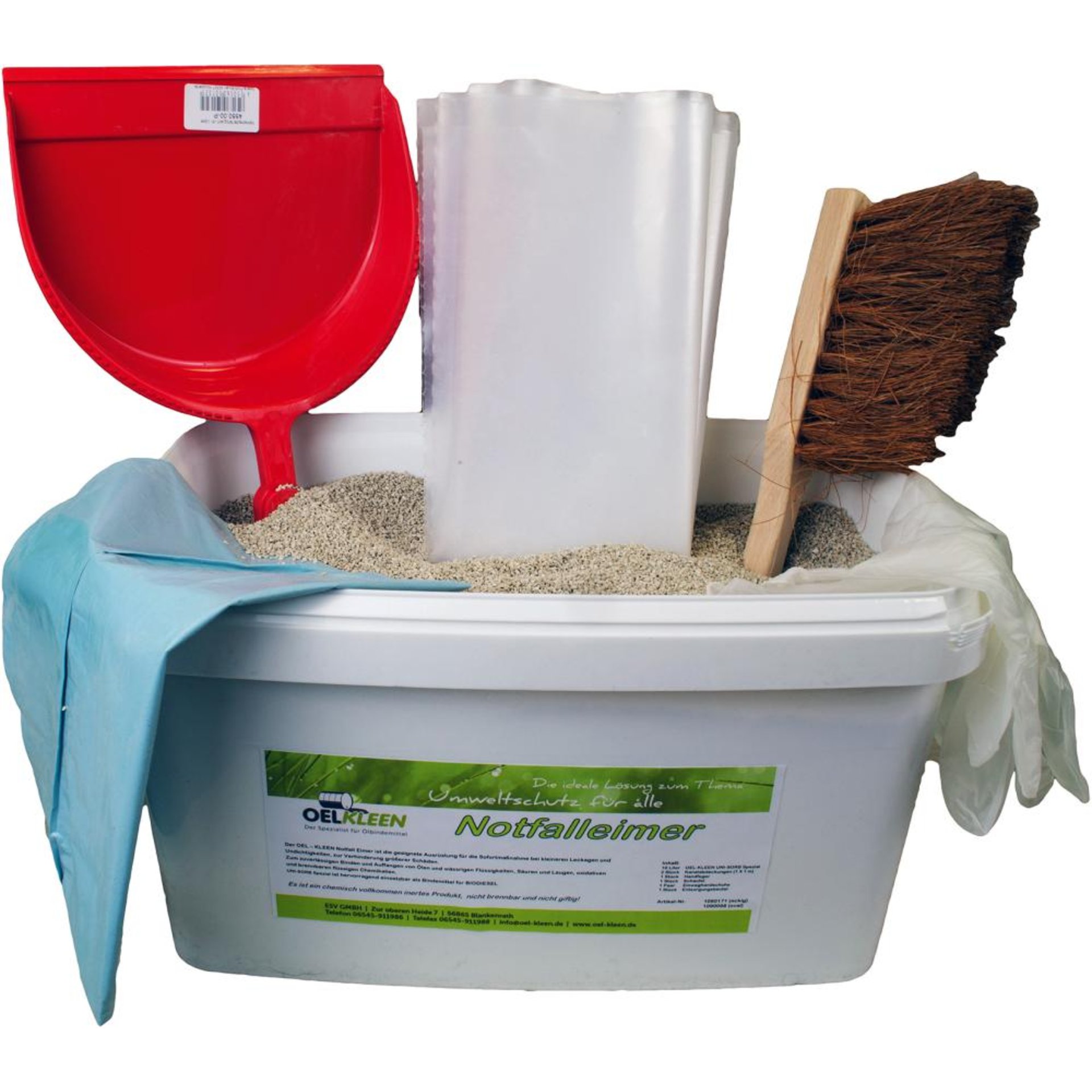 ESV Notfalleimer Inh.7-tlg.bindet b.max.3lOEL-KLEEN