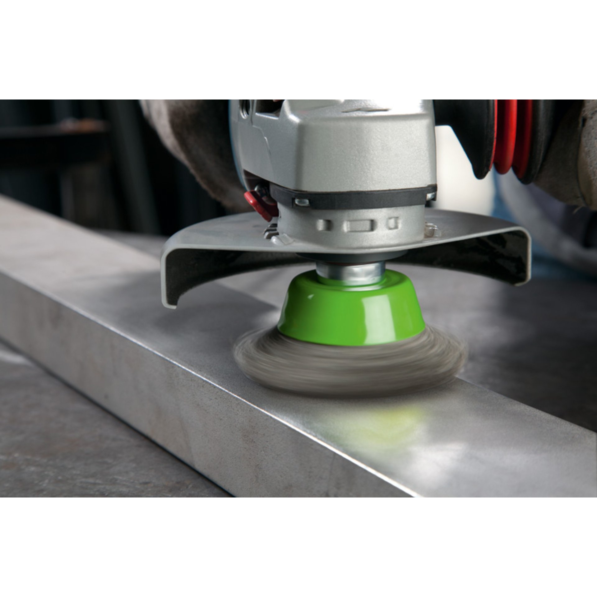 PRO Stainless Steel clean Topfbürste, 65 x 0,3 mm, Gewinde