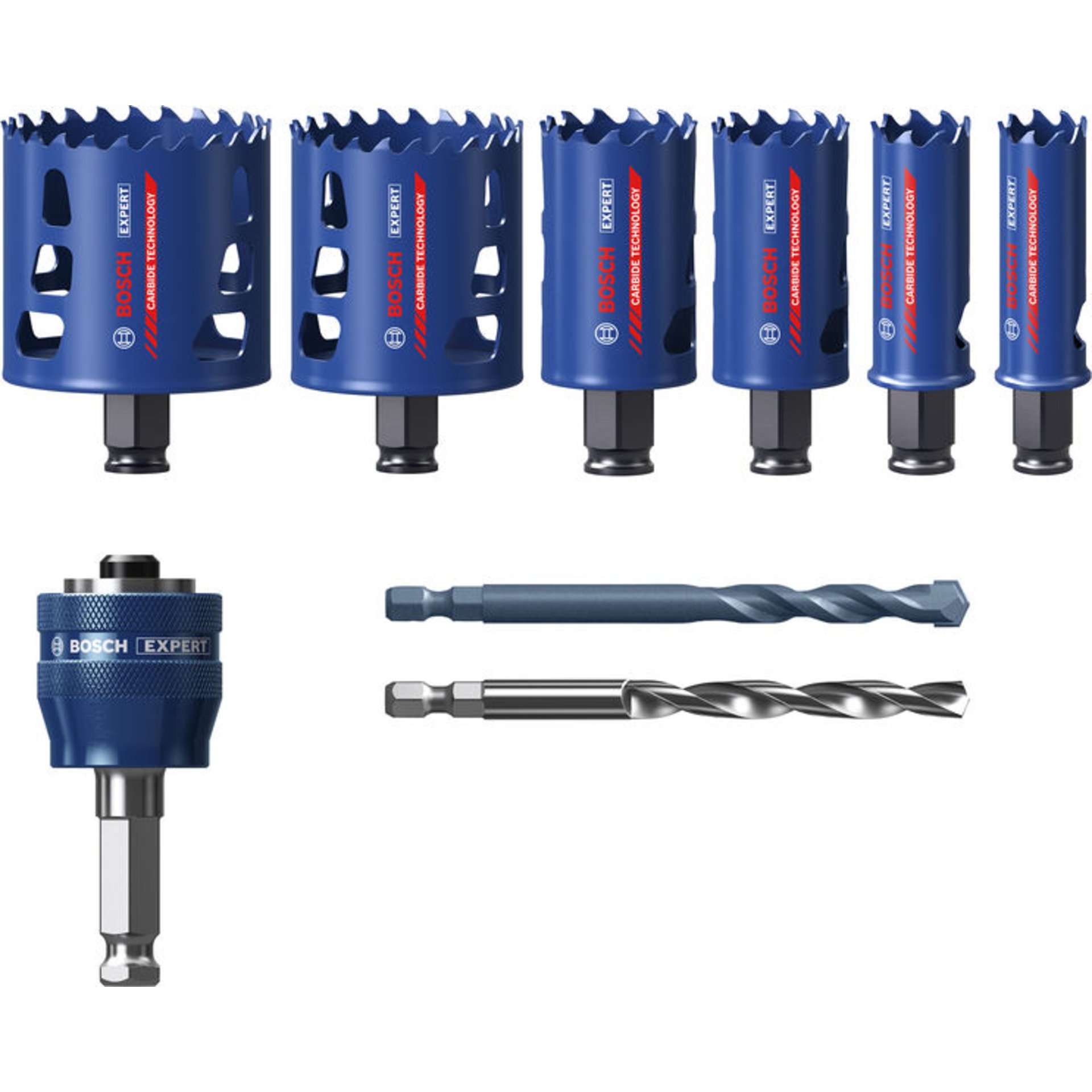 EXPERT Multi Material Power Change Plus-Lochsäge, 22/25/35/51/60/68x60 mm,9-tlg.