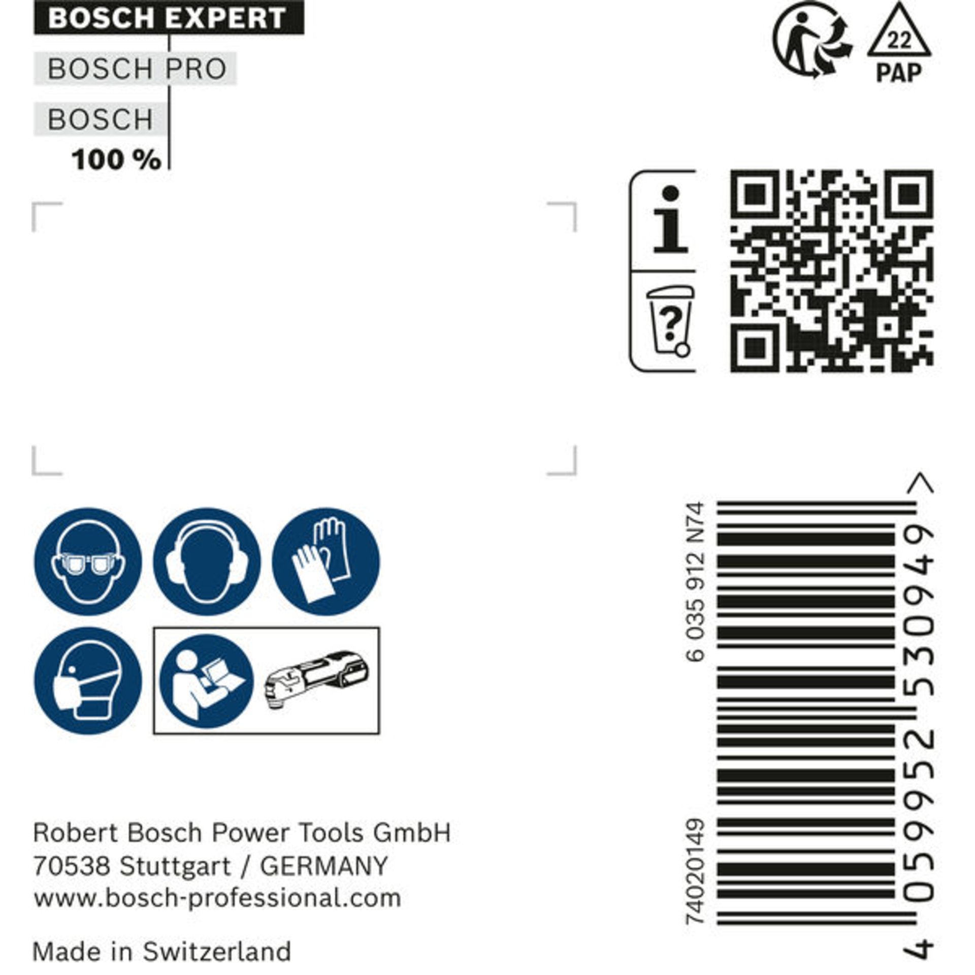 EXPERT 3 max AVZ 70 RT4 Platte zum Entfernen von Fugen, 70 mm, 10-tlg.