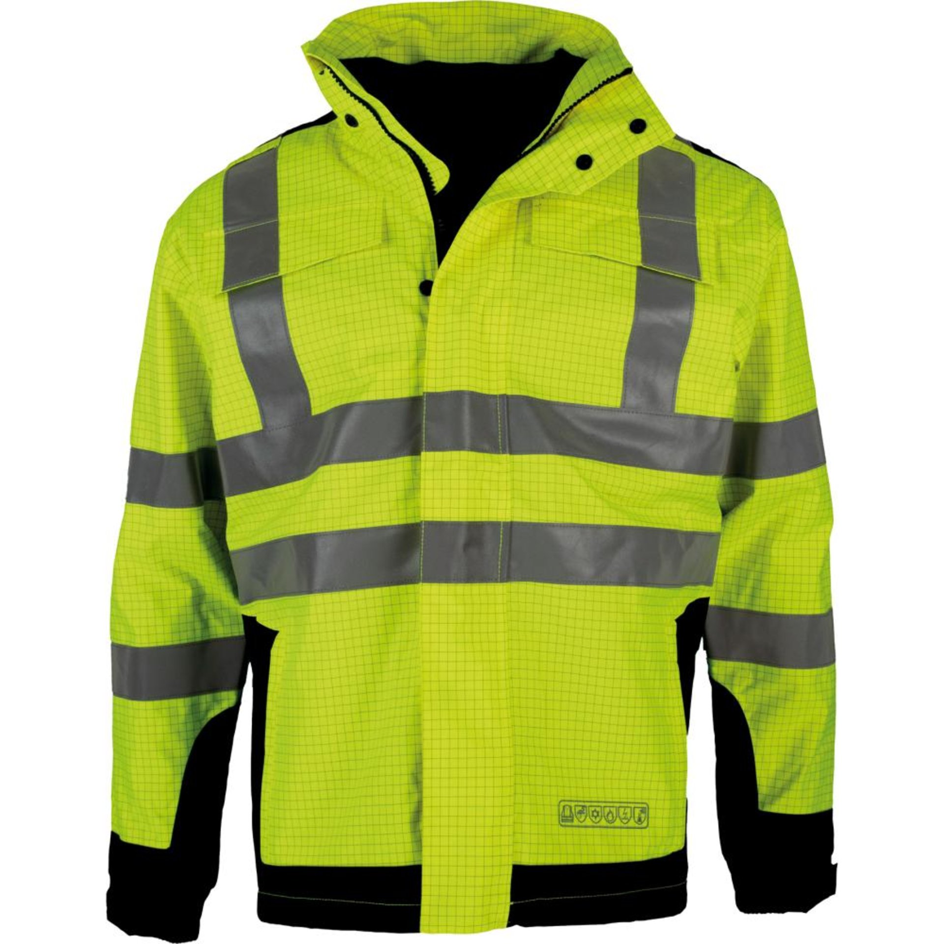 Multinorm-Parka 3850G gelb/blau, Reflex, Gr.2XLGr.2XL