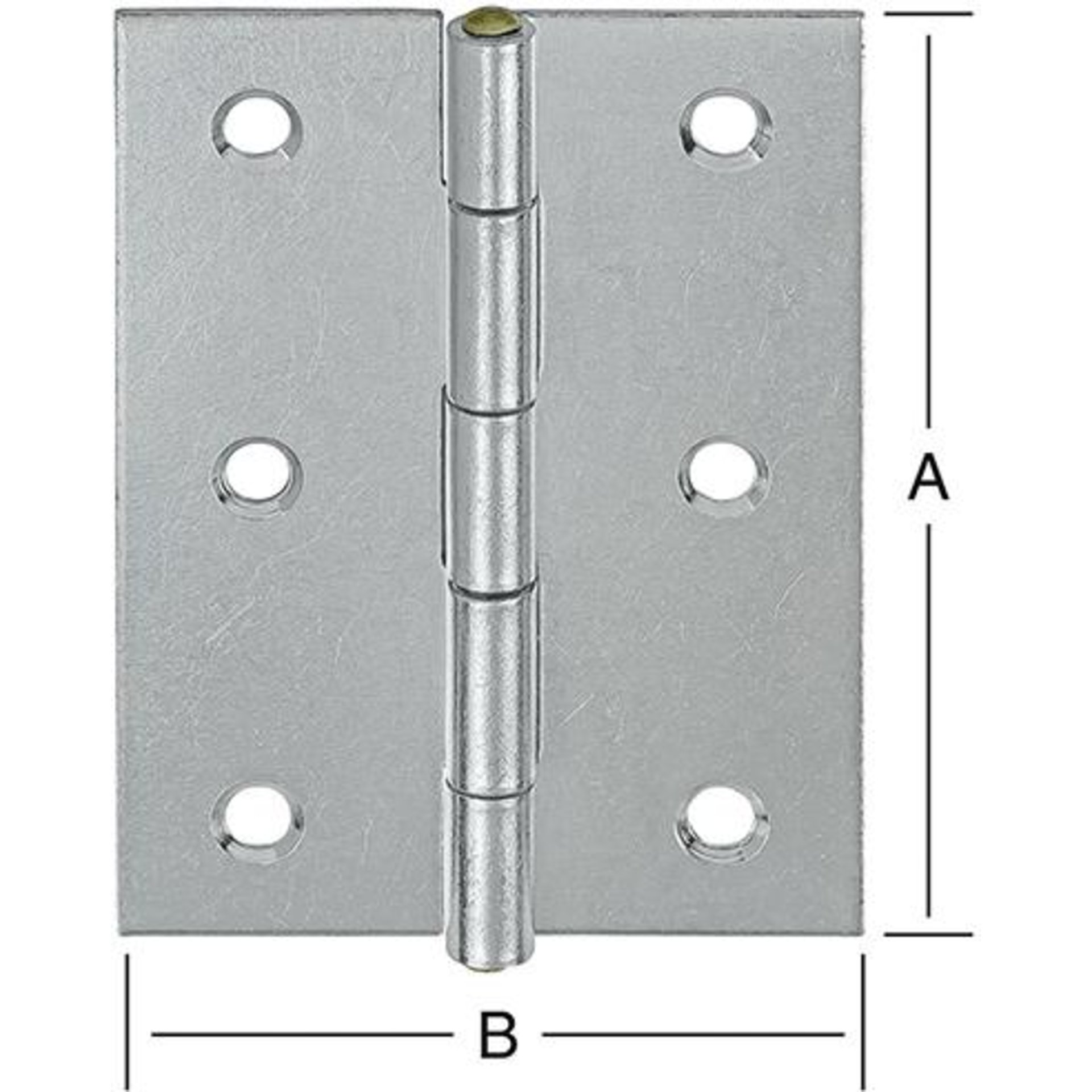 DIN-Scharnier halbbr. 90X63 verz. VORMANN