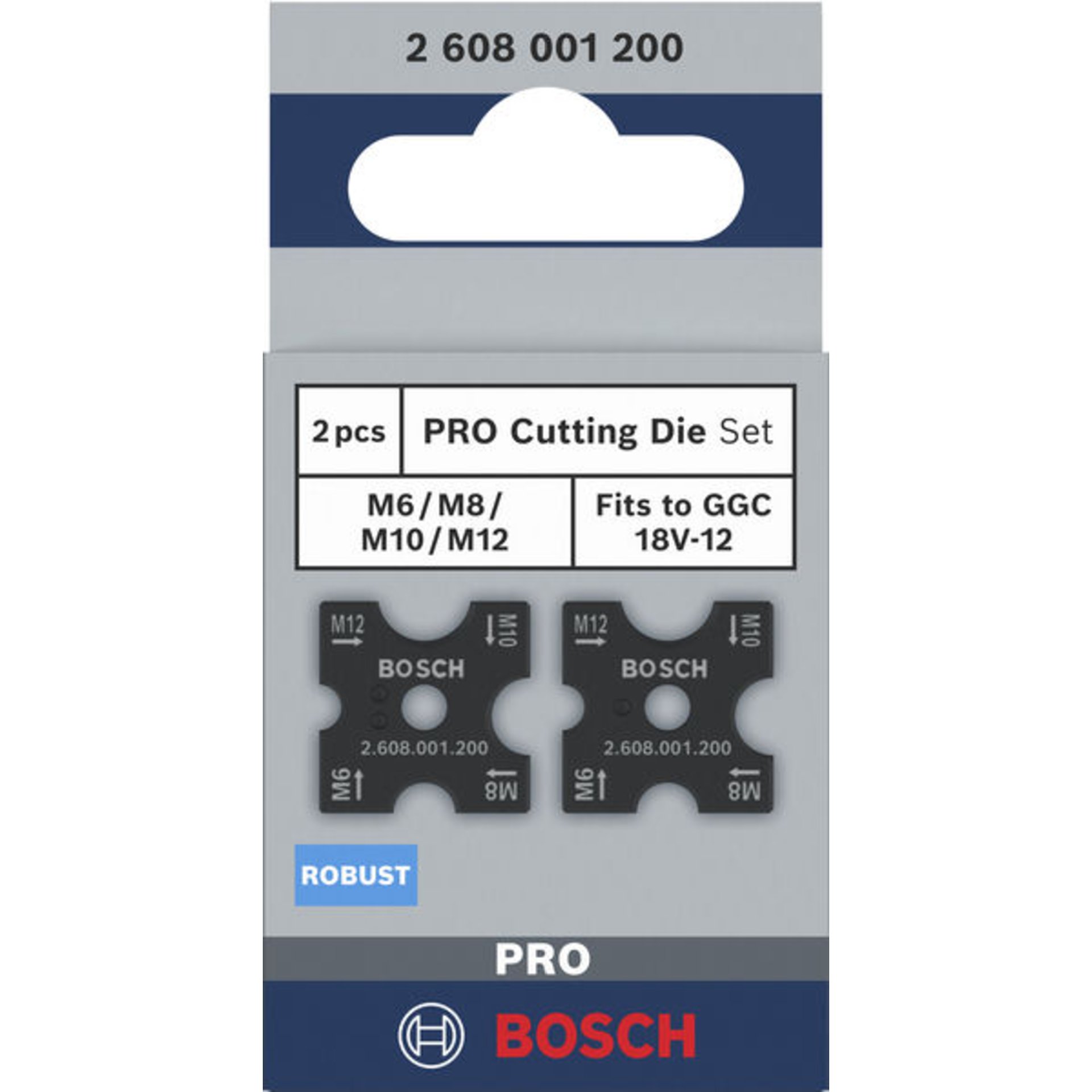 PRO Schneidebacken Gewindestangenschneider Set, für M6, M8, M10, M12