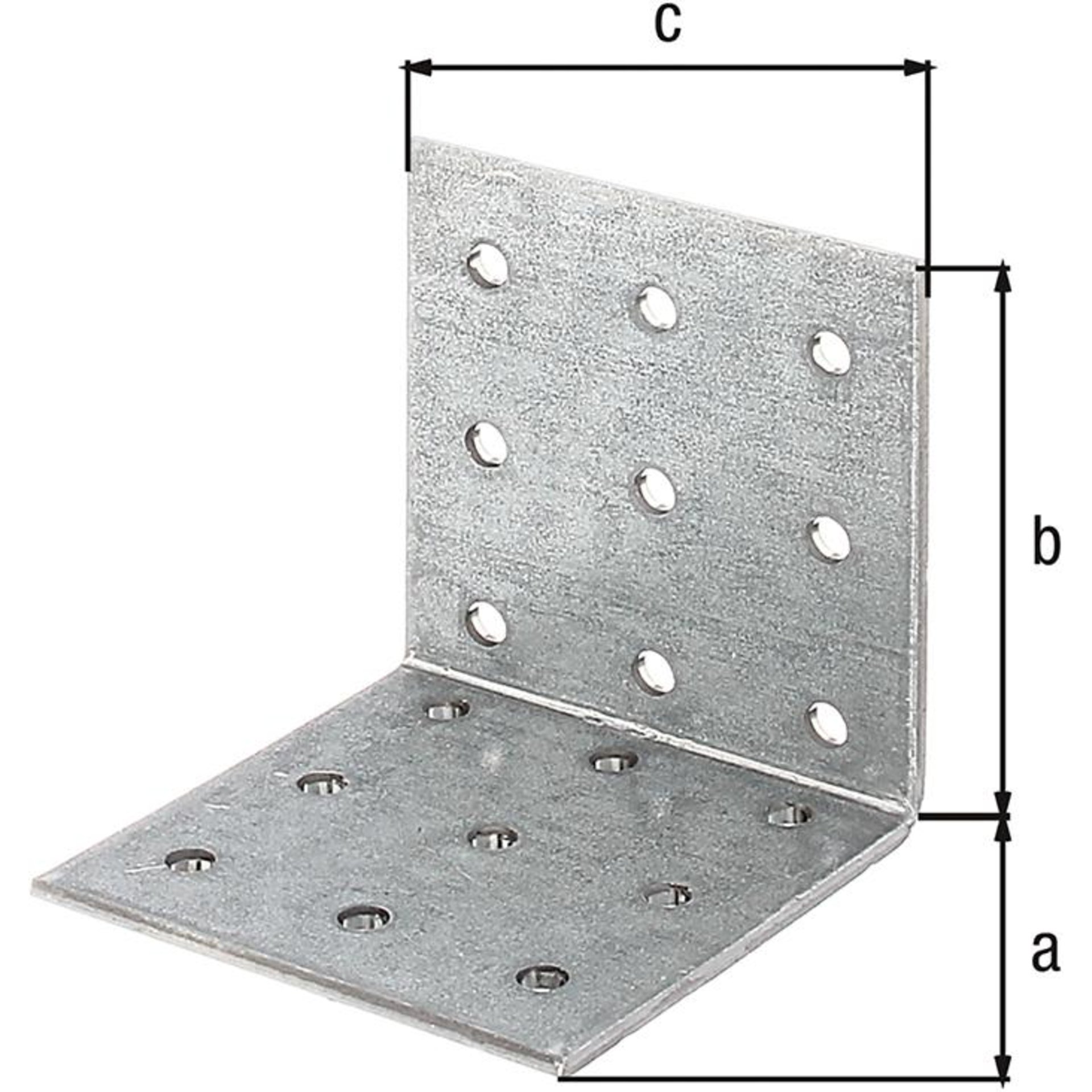 Lochplattenwinkel vz,60x60x60 GAH Alberts
