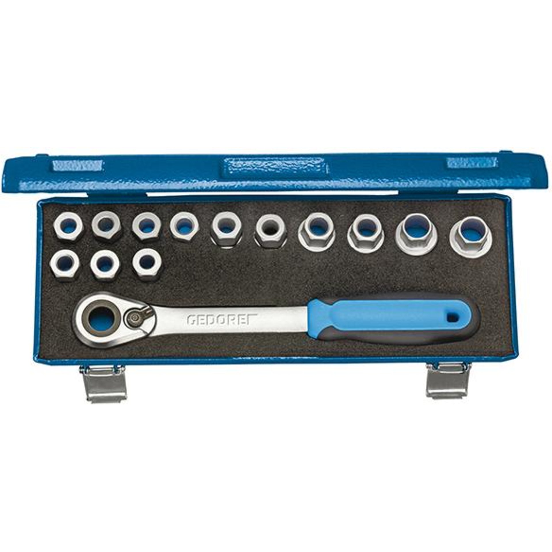 Steckschlüssel-Satz Antrieb 1/2"-sechskant innen 10-24x mm 14-teiligGedore