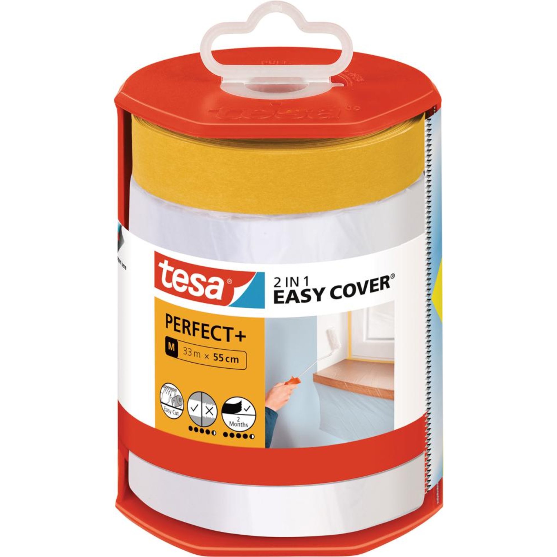 tesa Easy Cover Perfect+ Spender&Refill: M (33m x 55cm)