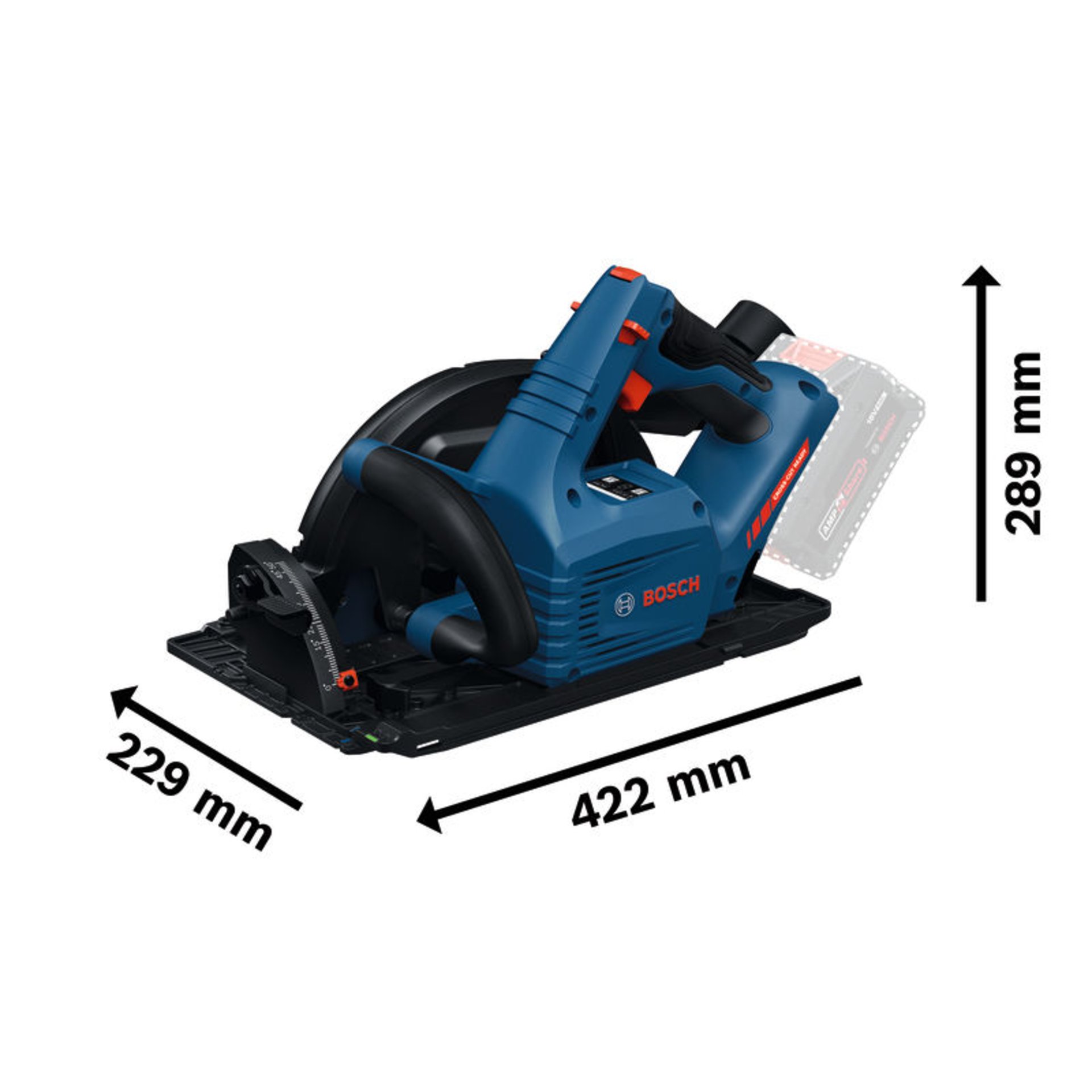 Akku-Kreissäge EXKS18V-68GX, L-BOXX 238