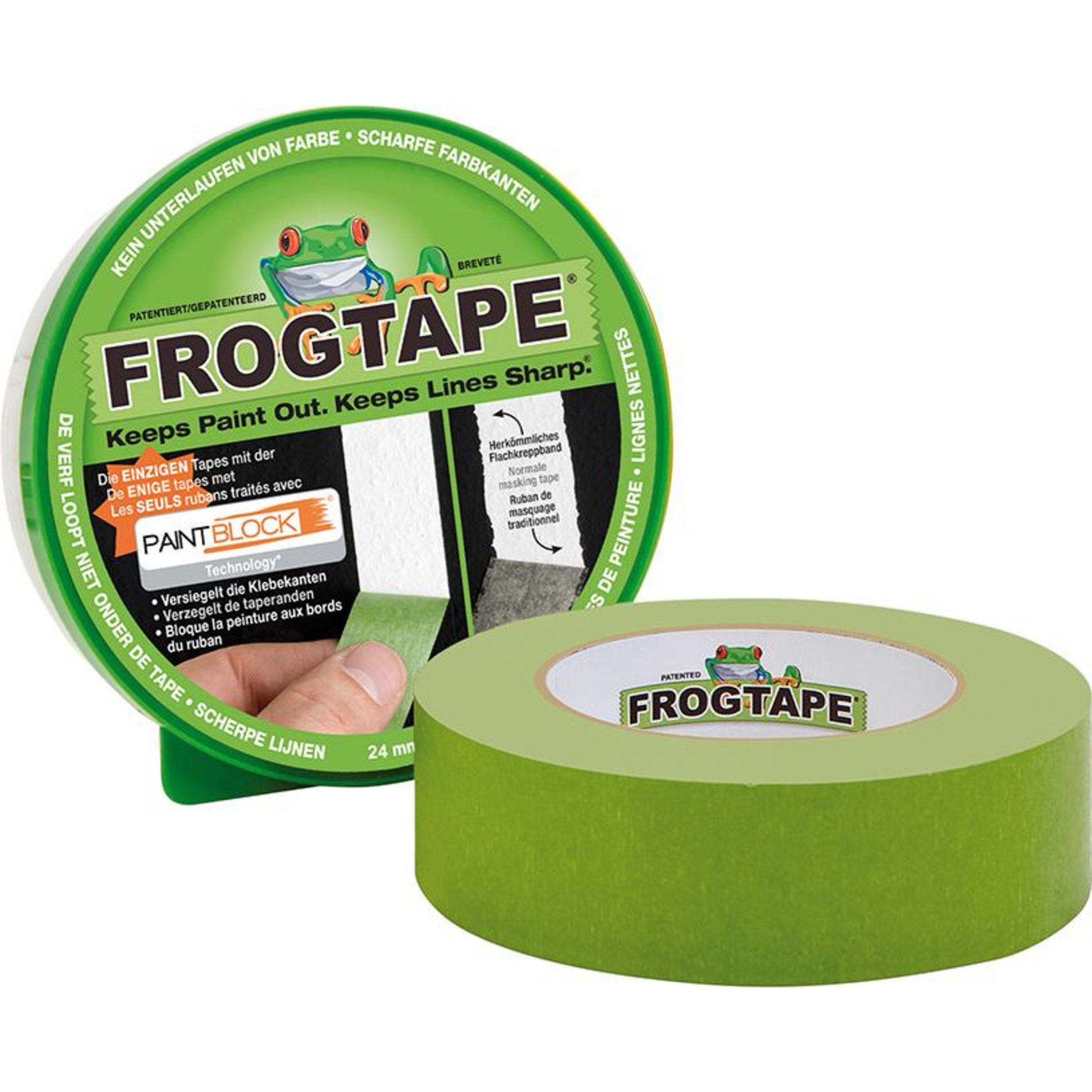 Frogtape Malerband, grün,24 mm x 41,1m