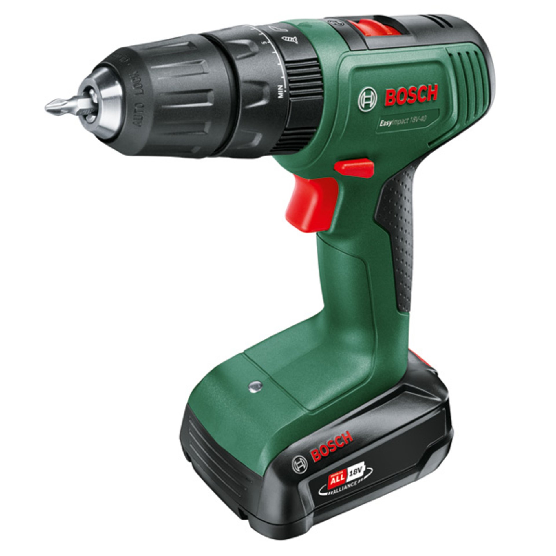 Akku-Bohrschrauber EasyImpact 18V-40, 1 x Akku PBA 18V 2.0Ah