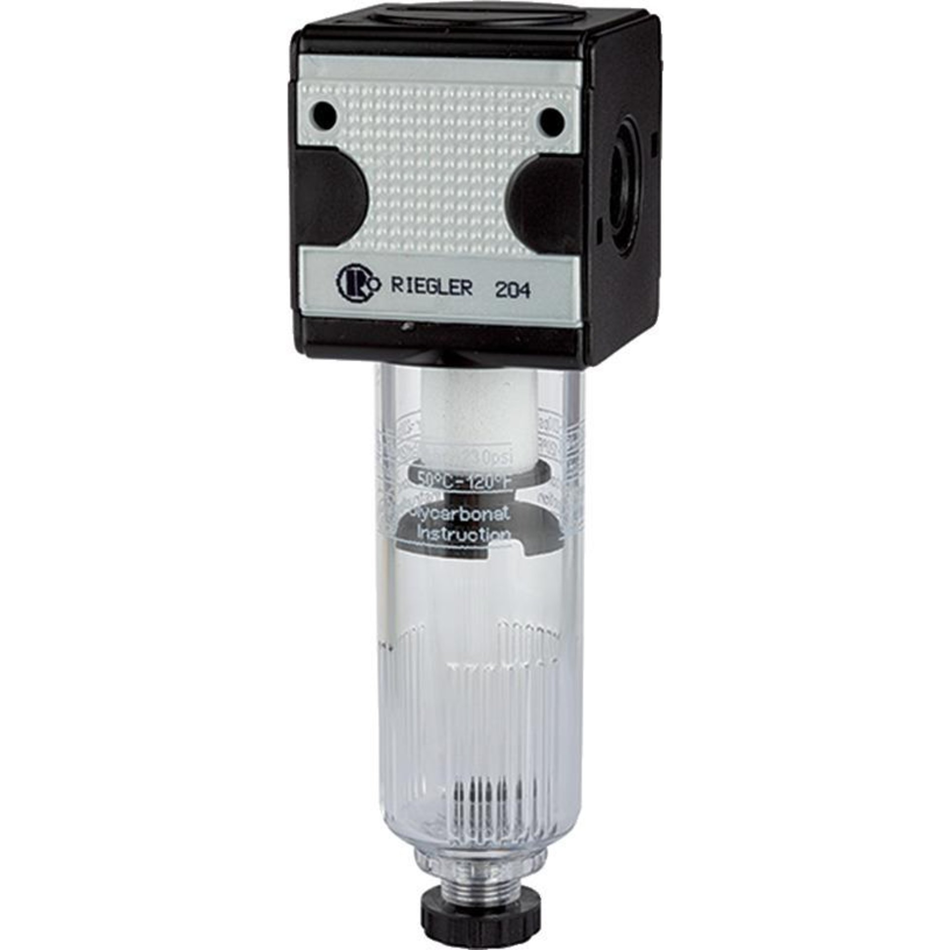 Filter multifix mit Polycarbonatbehälter 16bar BG1 G1/4" RIEGLER