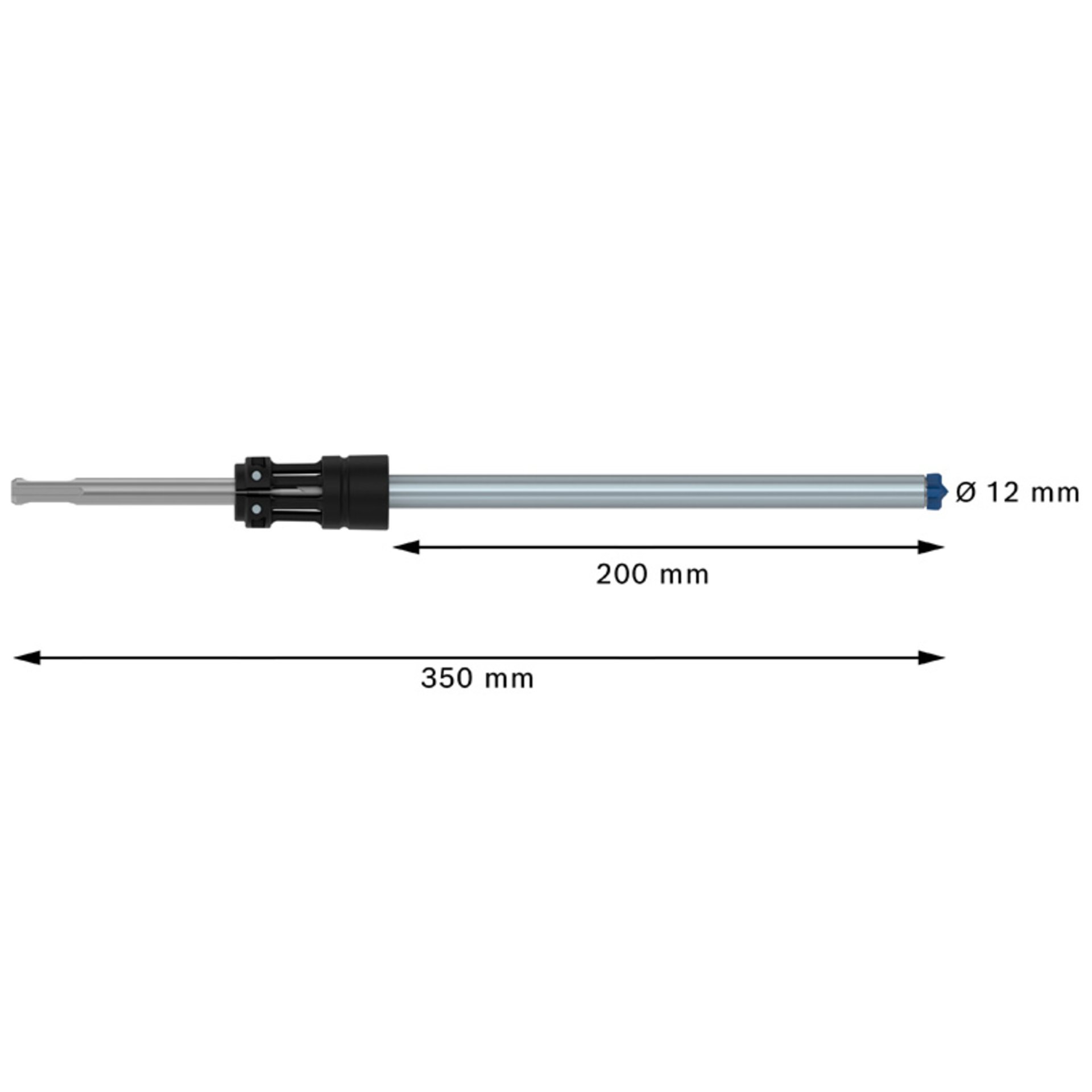 EXPERT SDS Clean plus-8X Hammerbohrer, 12x200x350 mm