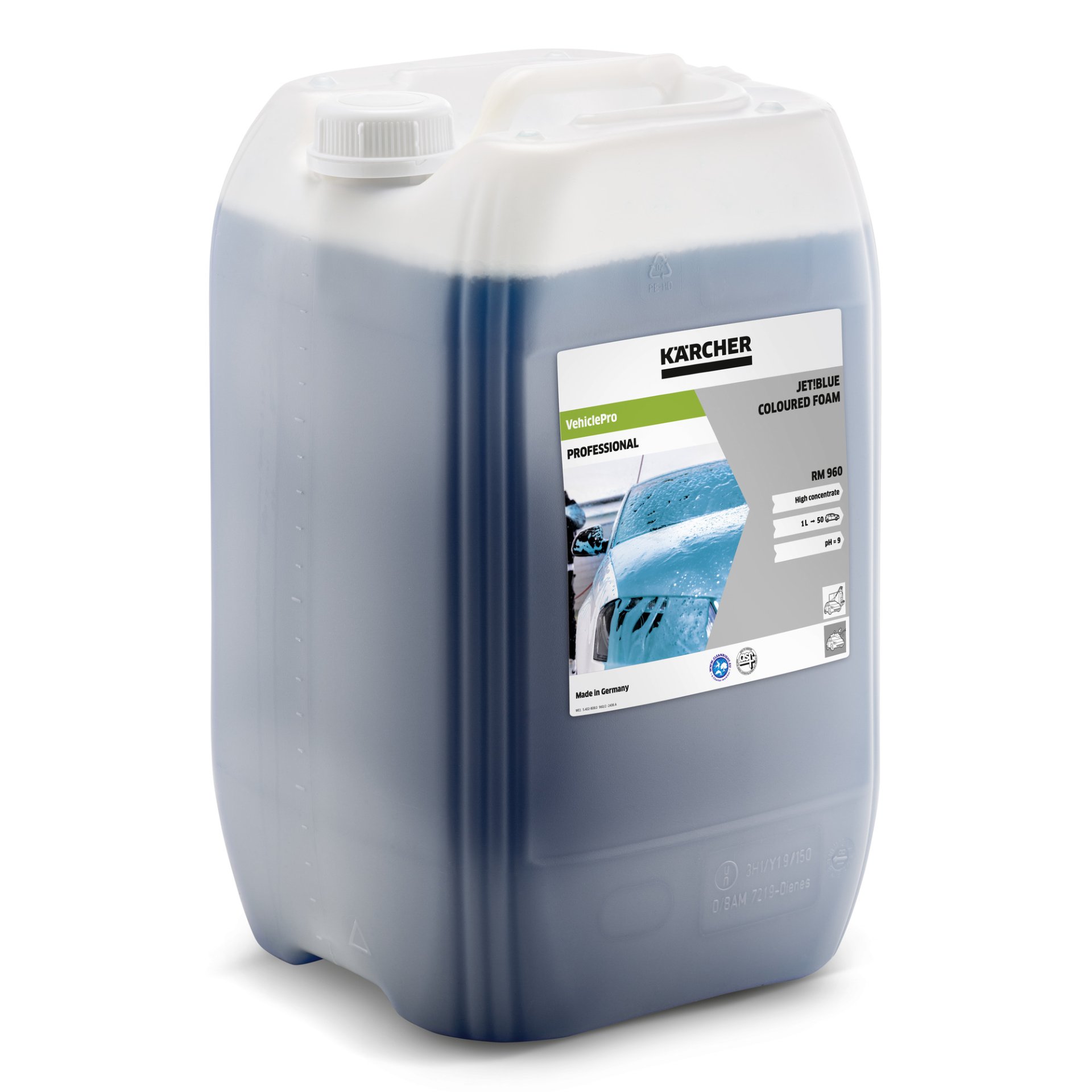Kärcher RM 960, 20L, Jet!Blue coloured foam