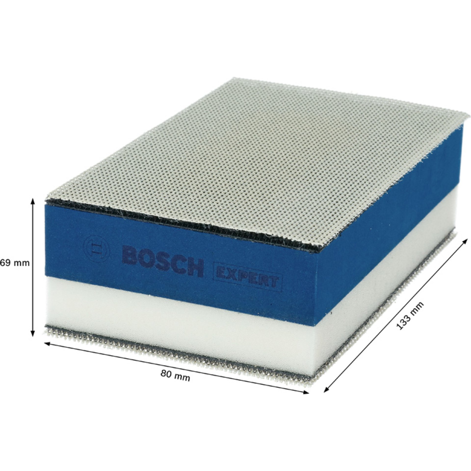 EXPERT Dual Density Schleifblock + 5xM480 Schleifnetz Set, 6-tlg.