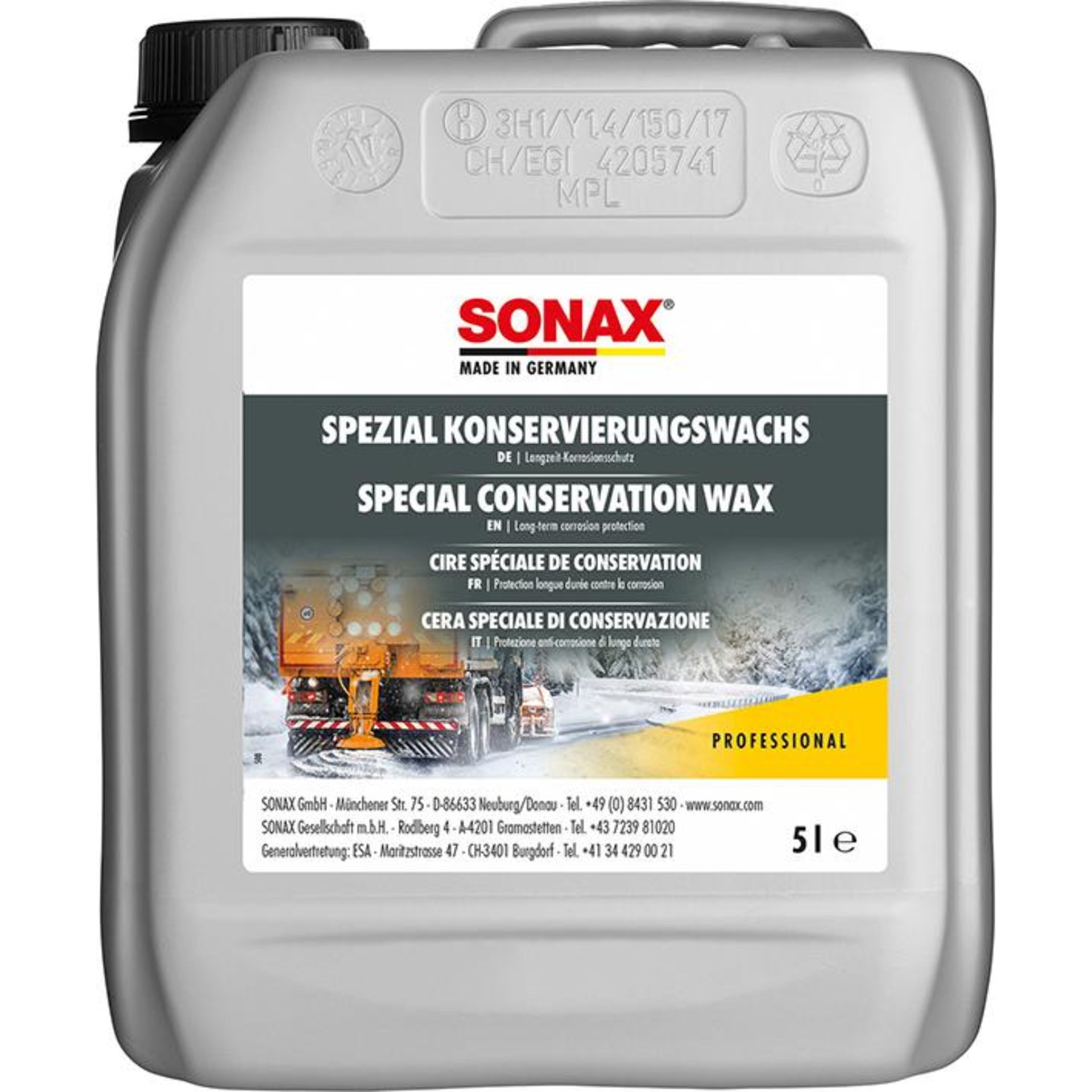 SONAX Spezial Konservierungs-Wachs 5 Liter