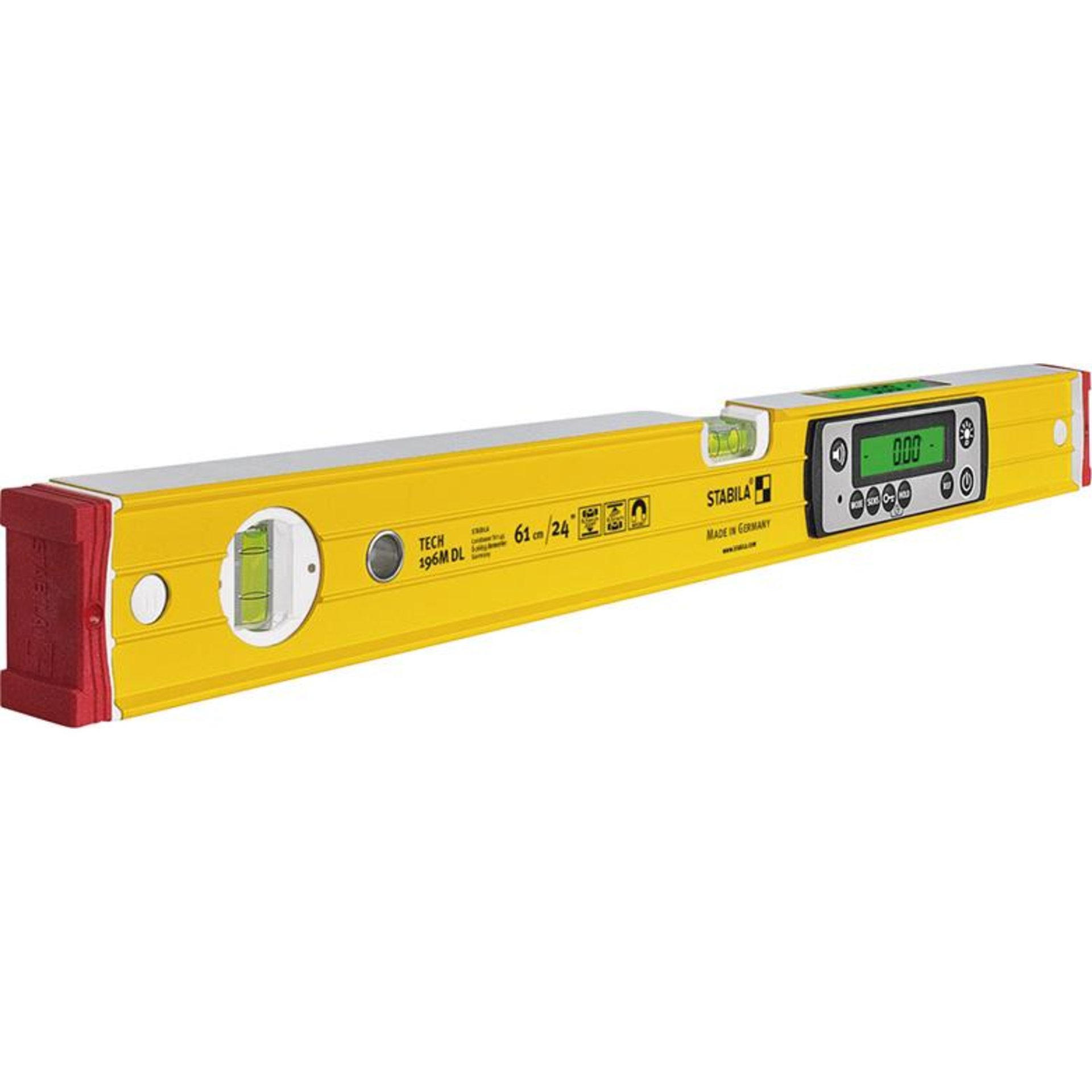 Elektronische WasserwaageTECH 196M DL 61cm IP 67 mit Magnet Stabila