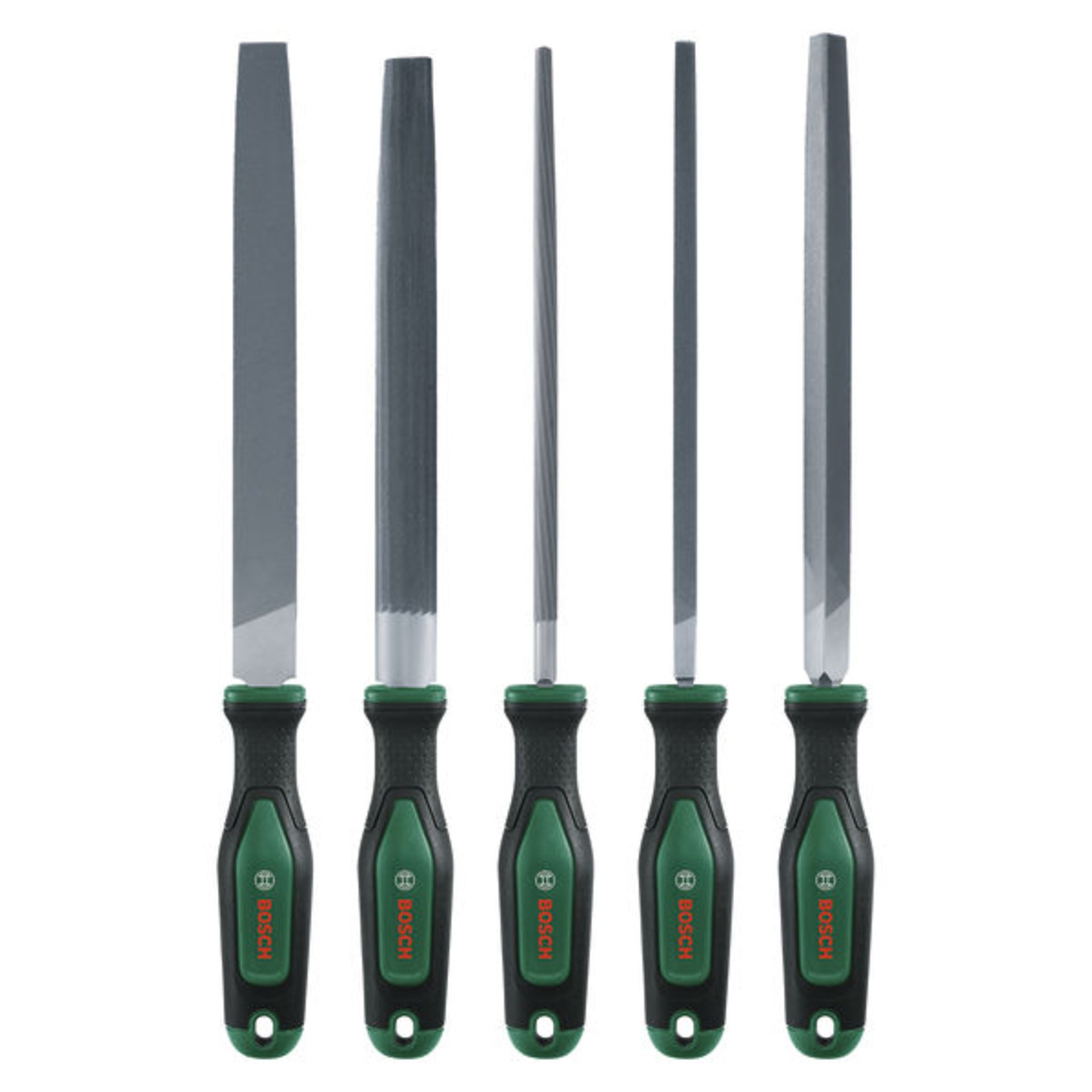 Handwerkzeuge Feilen-Set 200 mm, 5-tlg.