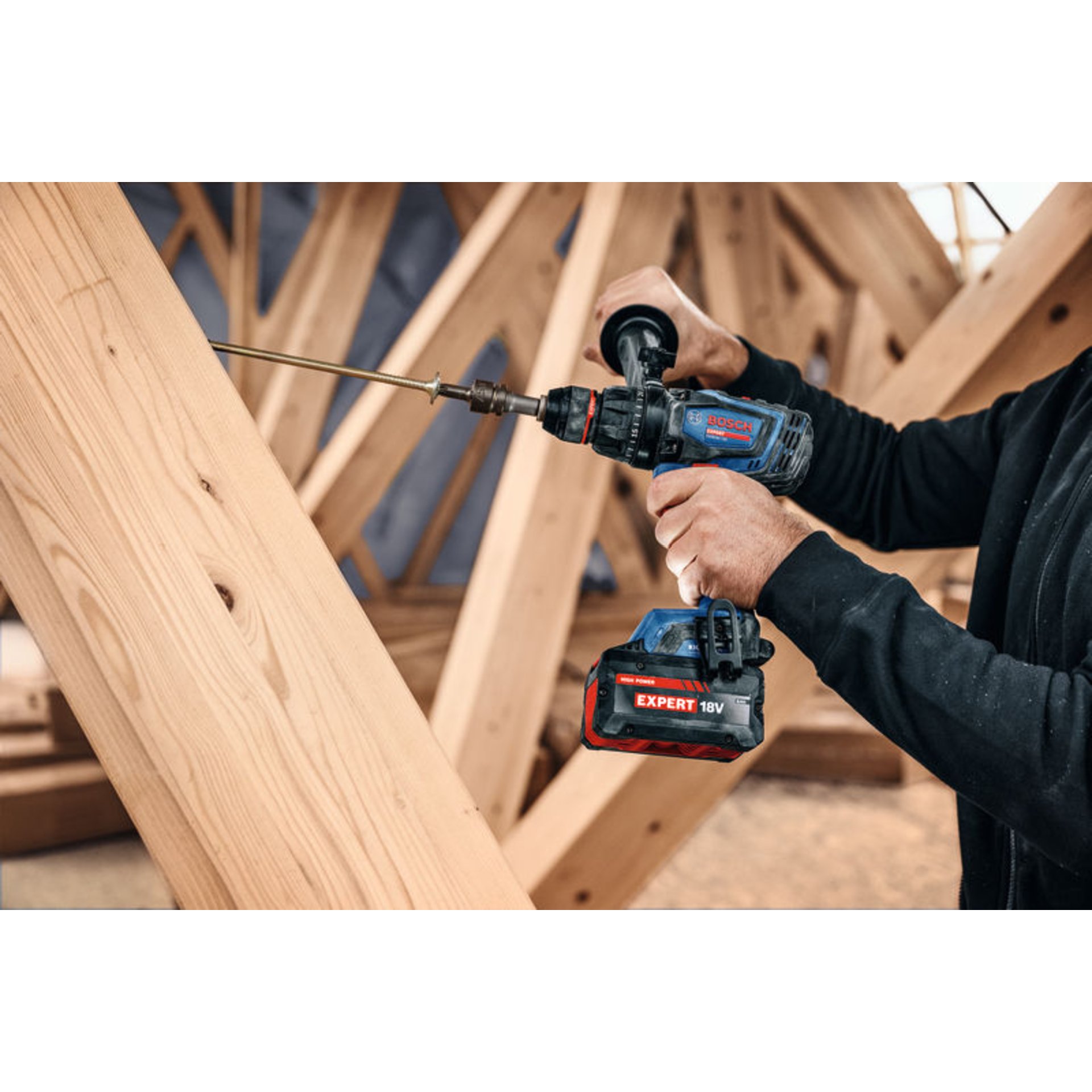 Akku-Schlagbohrschrauber EXSB18V-150,  1x EXBA18V-55, 2x EXBA18V-80, L-BOXX 136
