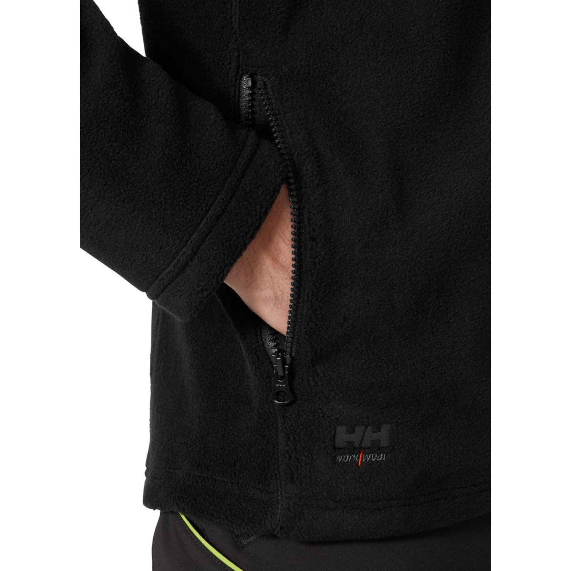 Fleecejacke Manchester 2.0, Zip-in, schwarz,Gr.2XL Helly Hansen