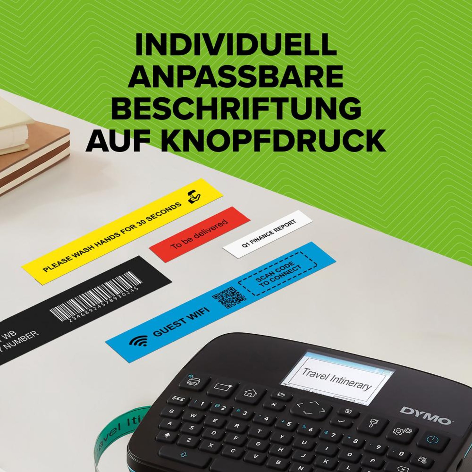 DYMO LabelManager Exectiv640 CB D1-Bänder bis 24mmm. Li.Io.-Akku, Bluetooth