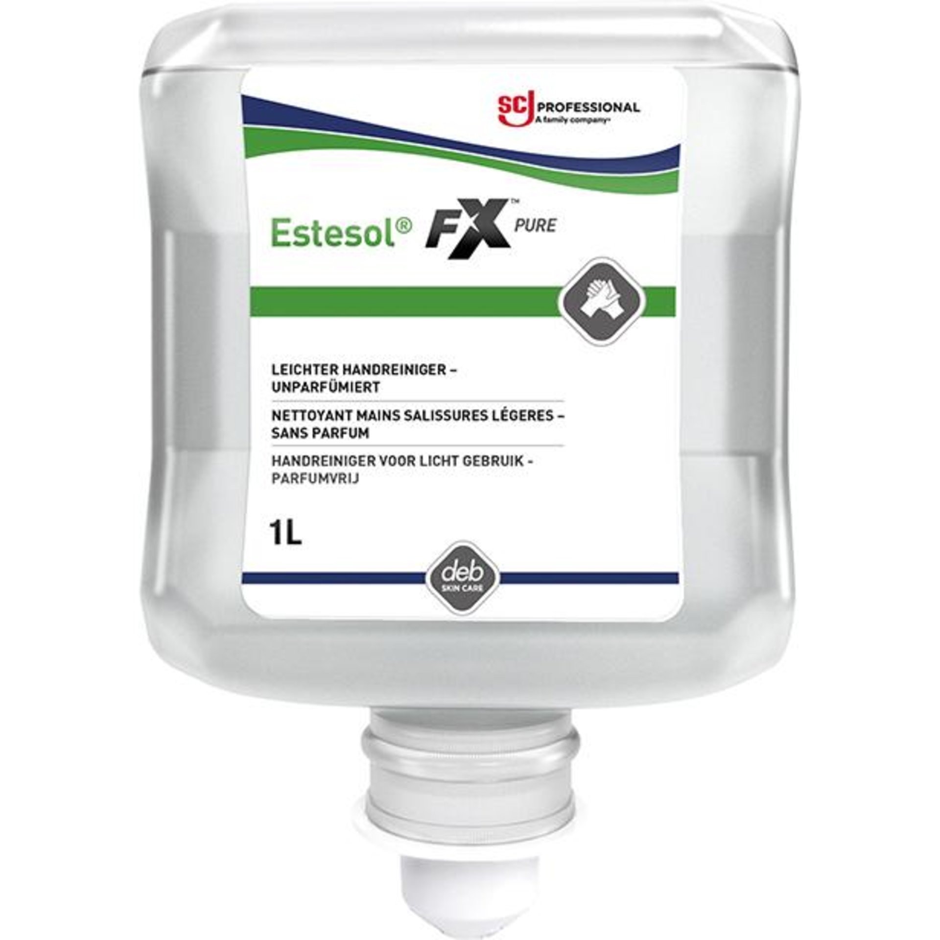 Estesol FX" PURE Schaum-Handreinger 1 l Kartusche Hautreinigung-Mittelstark
