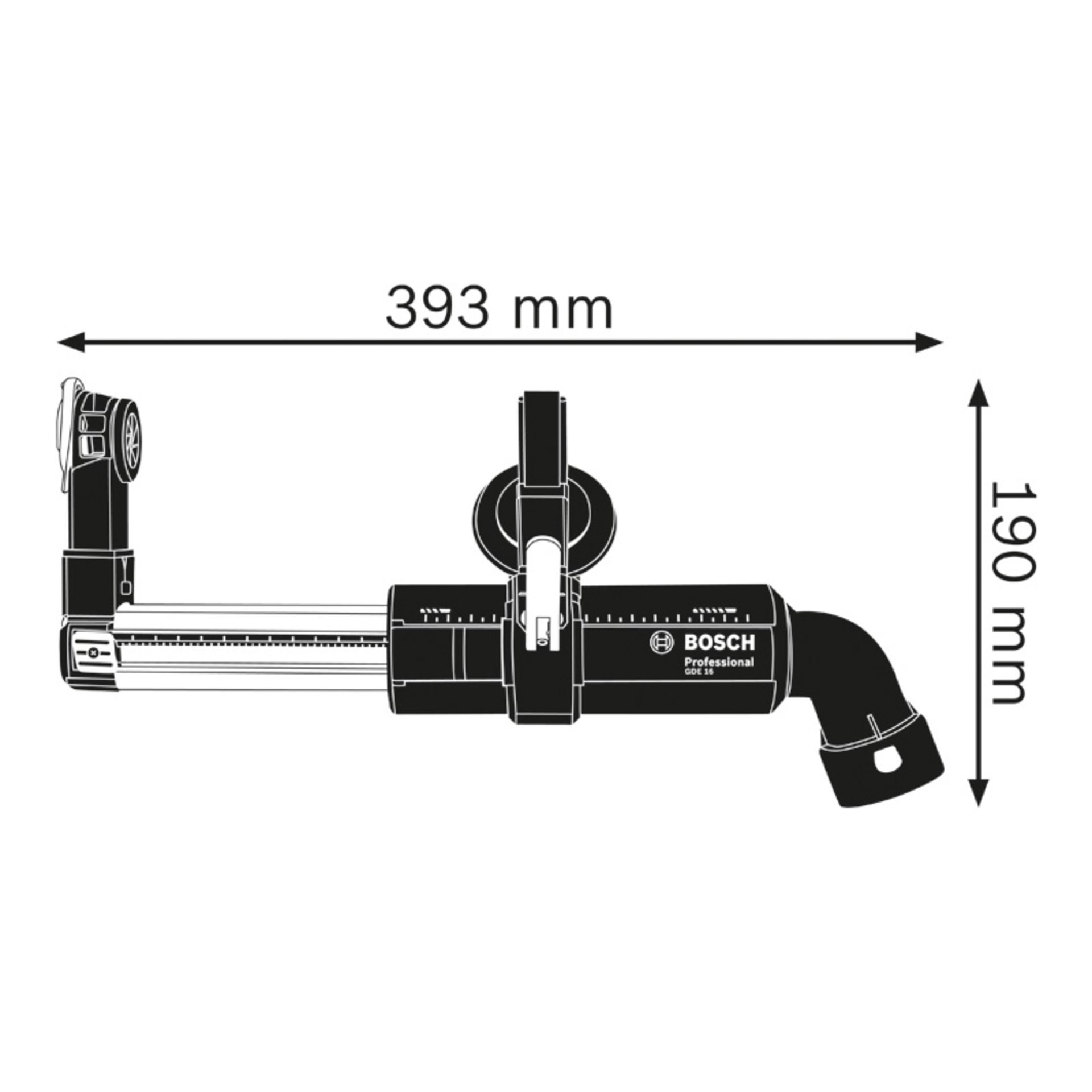 Absaugvorrichtung, Systemzubehör GDE 16 Plus