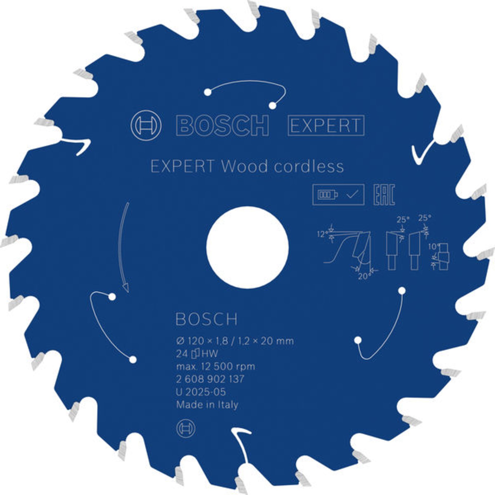 EXPERT Wood Kreissägeblatt, 120x20 mm, Z24