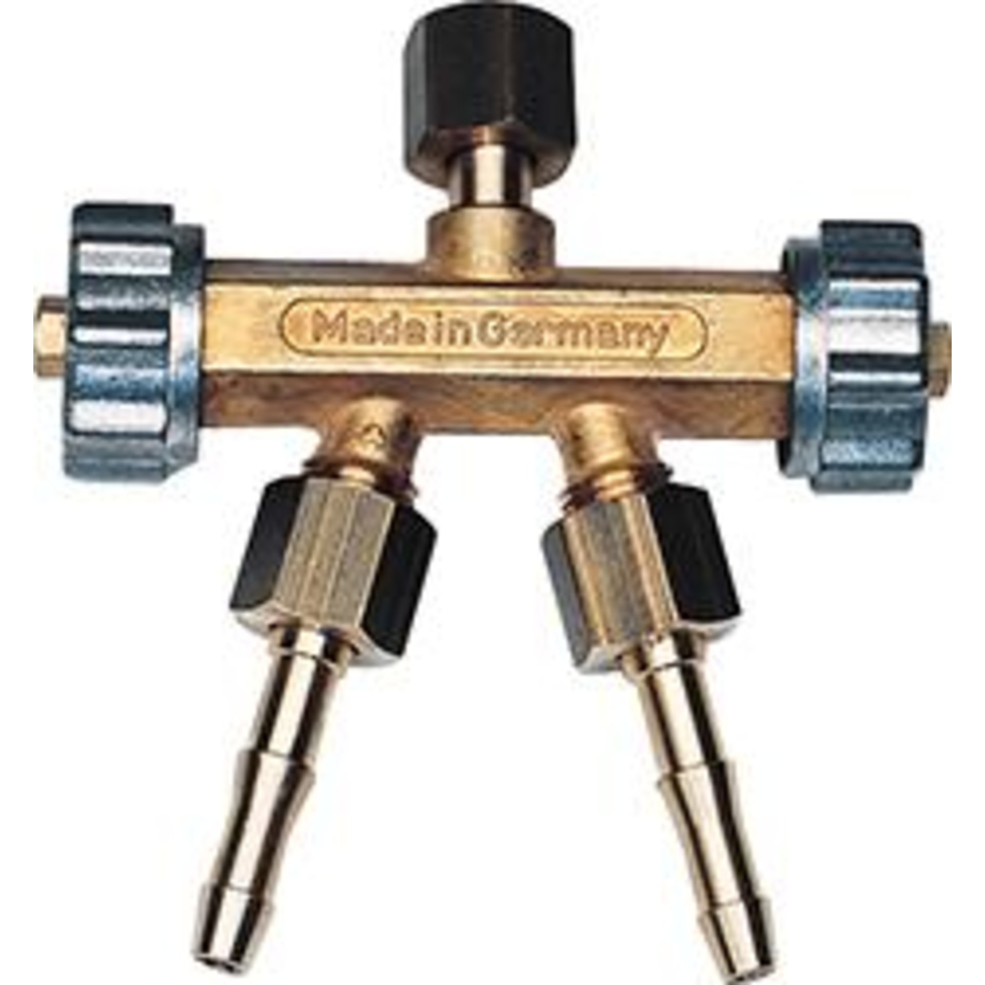 Doppelabzweigventil Brenngas, G 3/8" L