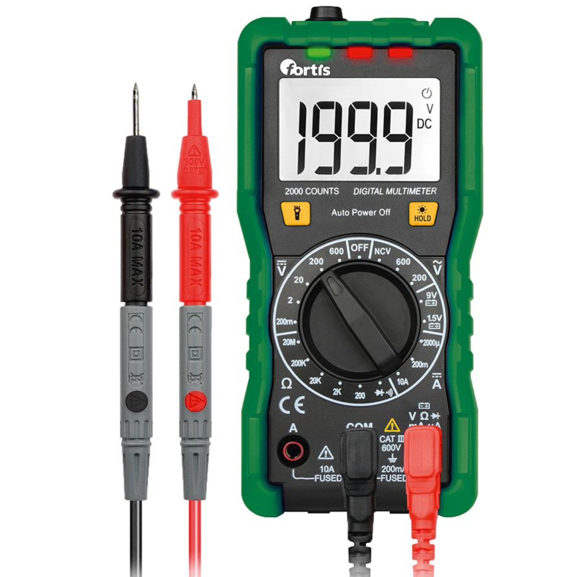 Digital-Multimeter 0,1 mV-600V FORTIS