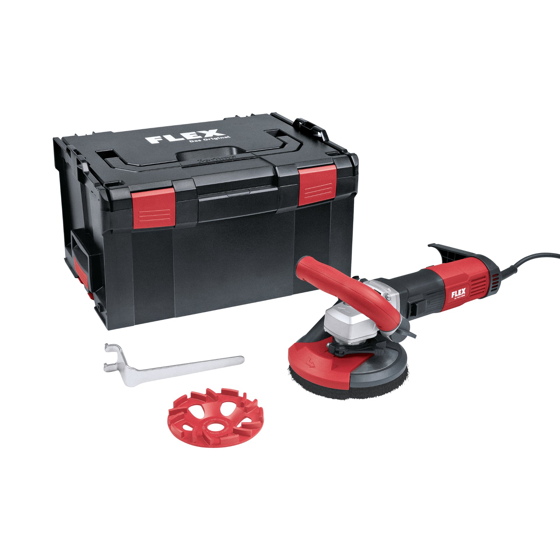 Kompakter Sanierungsschleifer für randnahes, staubfreies Schleifen, 125 mm LD 16-8 125 R, Kit E-Jet